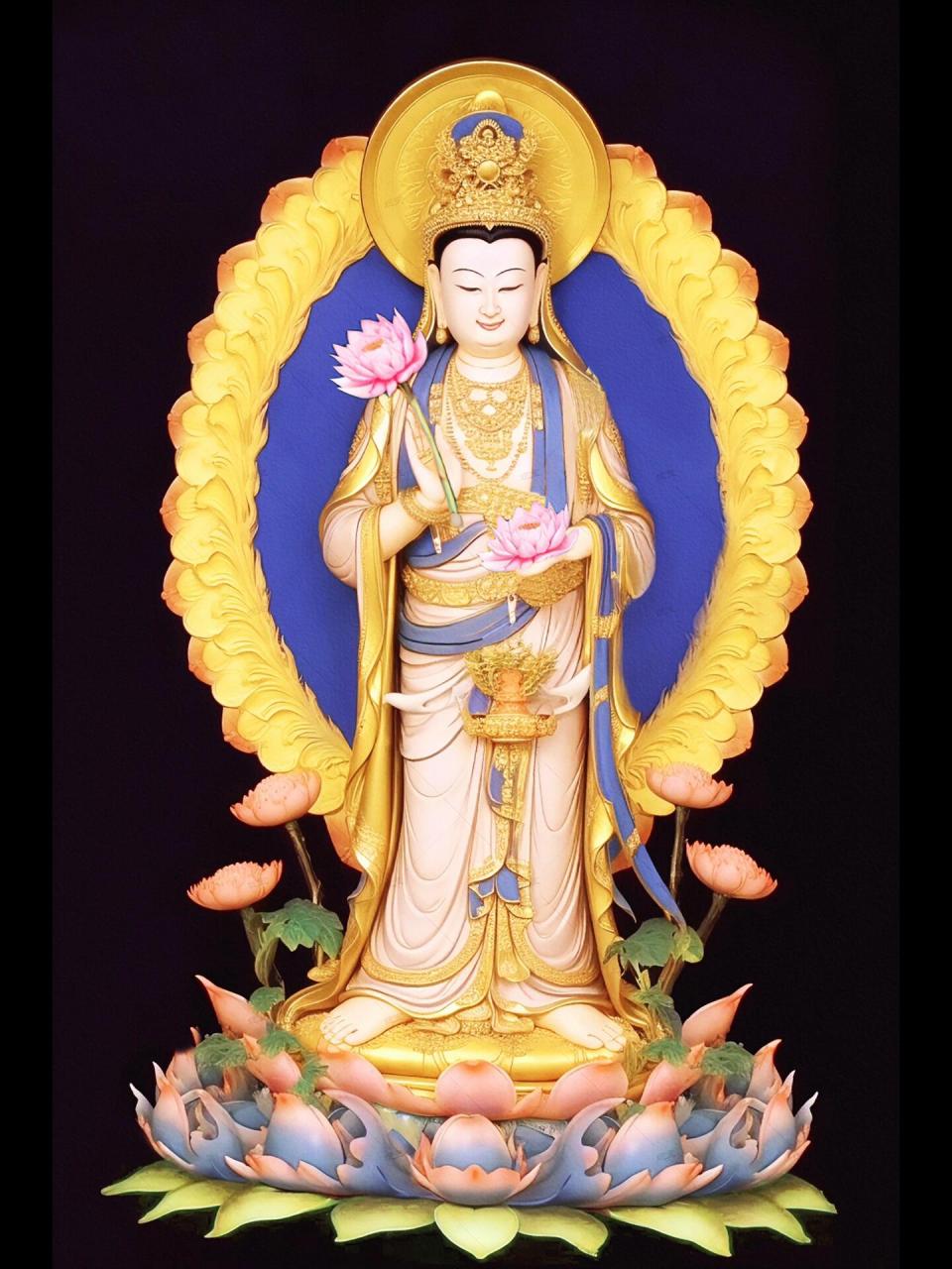 本命佛八大守护神系列 | 大势至菩萨  大势至菩萨是生肖为"马"的人本