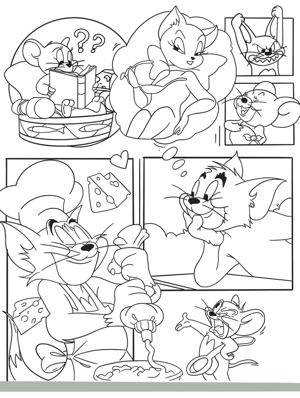 96 | 猫和老鼠 96 | "我梦见了画,然后画下了画" 先点赞收藏慢慢