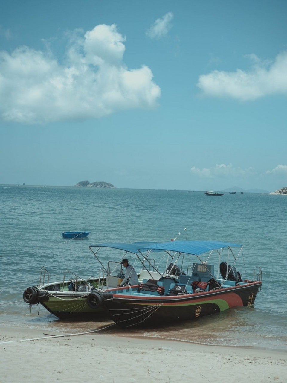 大澳村|一个怎么拍照都好看的海滩0915 这里是广东惠州双月湾,一