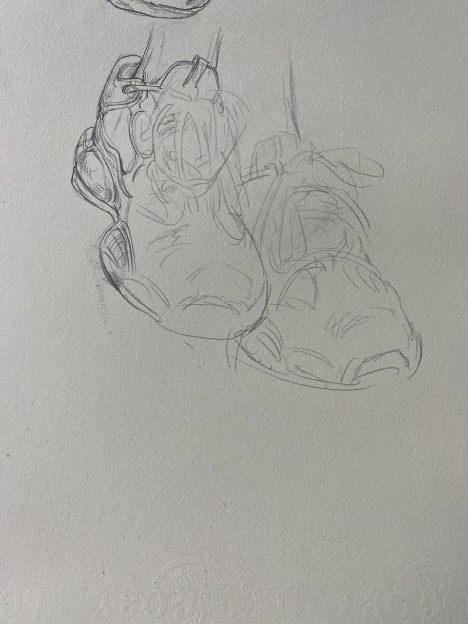 正面运动鞋画法示范高清步骤图