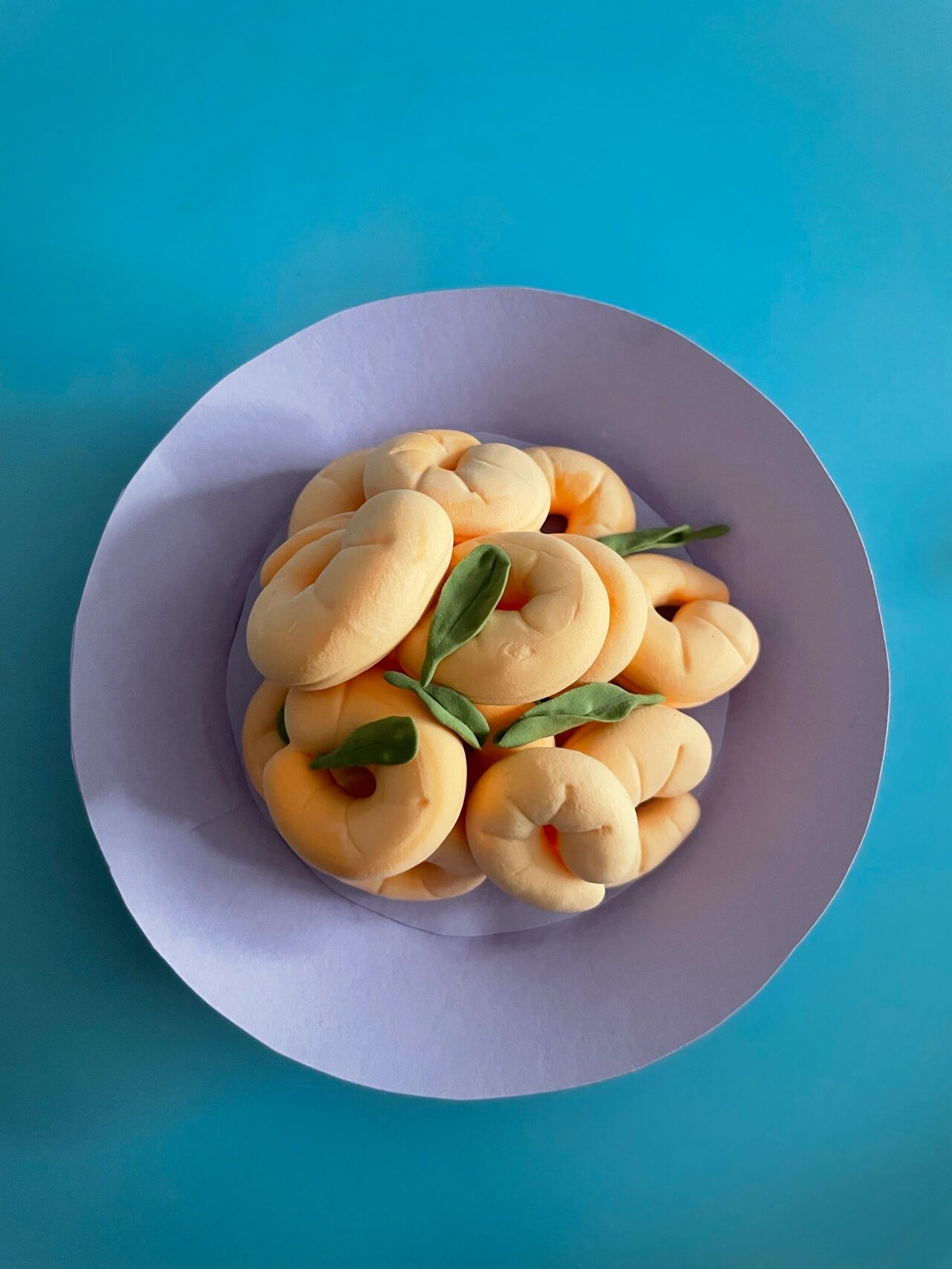 粘土美食 之 龙井虾仁98 学校的作业 粘土苏州美食