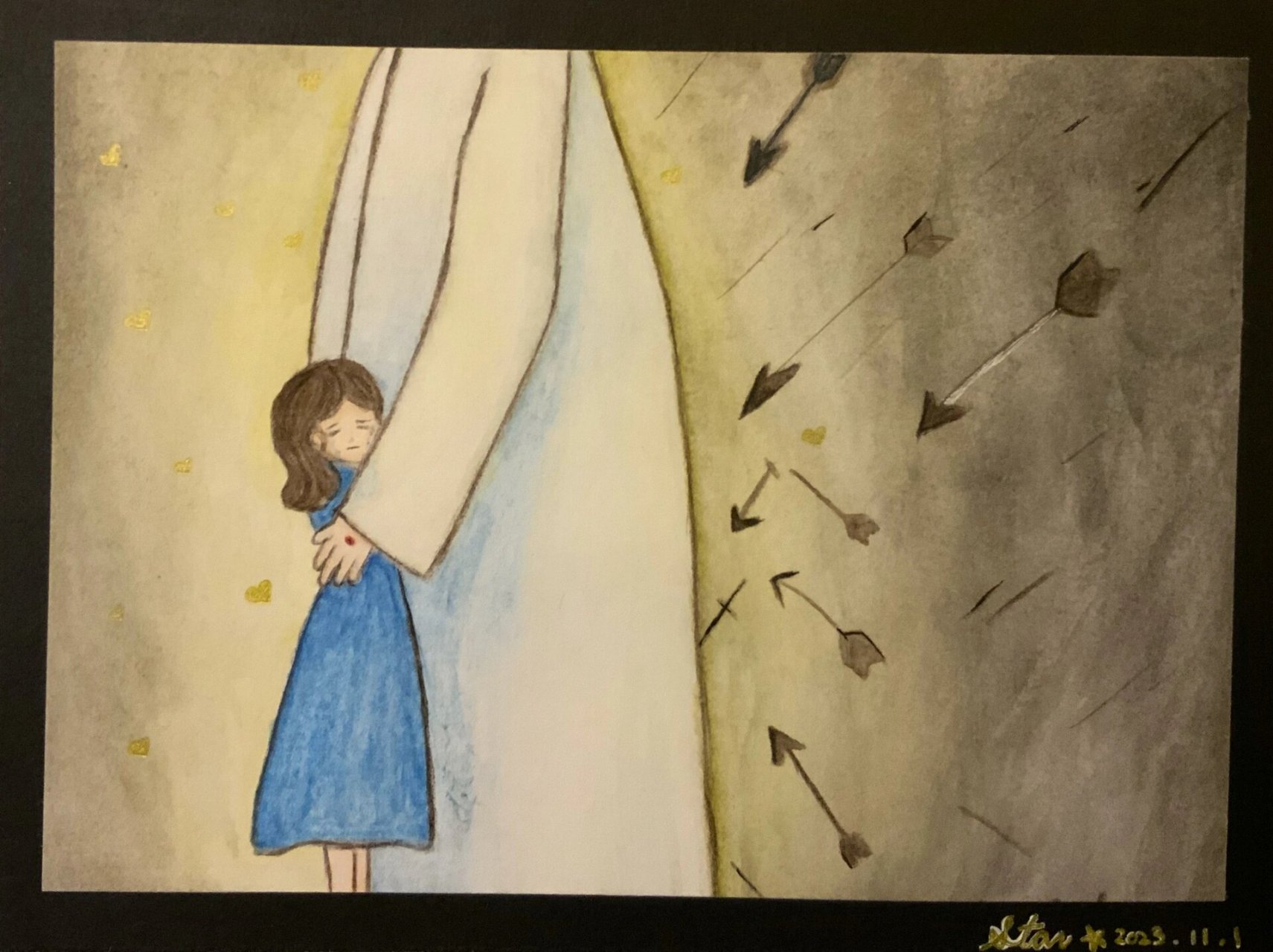 来自天父爸爸的一封信 我的孩子我看你如我眼中的瞳仁, 我造你的美丽