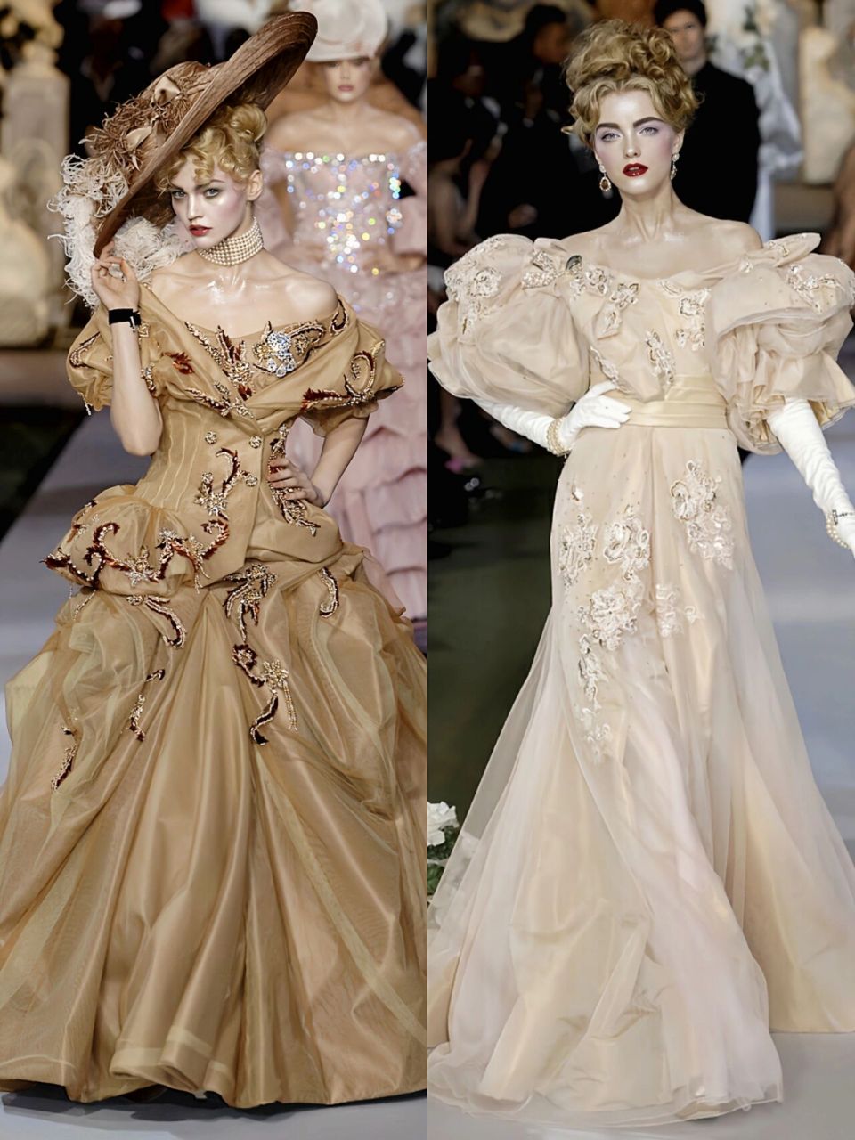 考古海盗爷dior07交际花名场面 图片源于dior2007秋冬高定