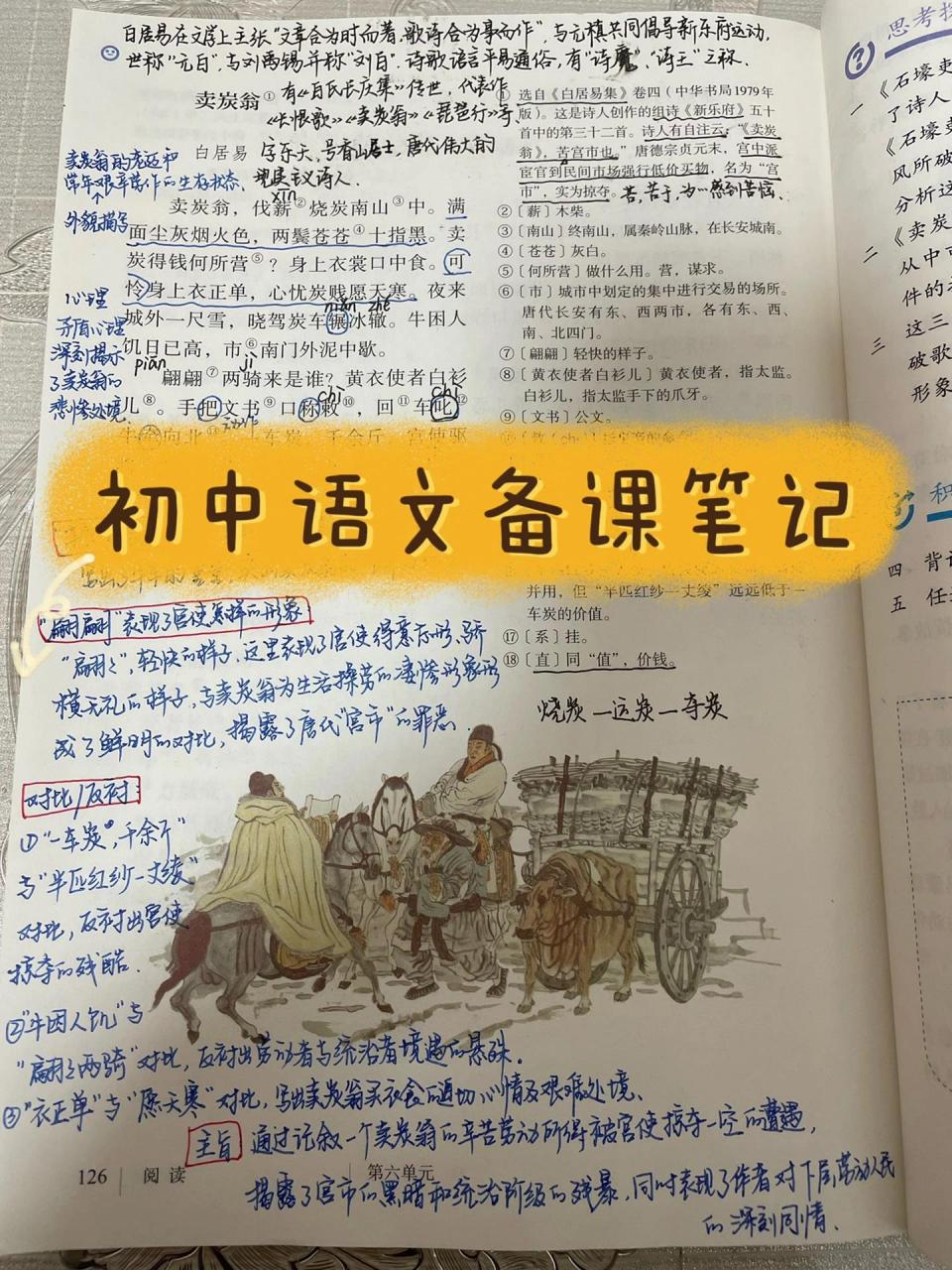 八下《卖炭翁》备课笔记 八下《卖炭翁》备课笔记