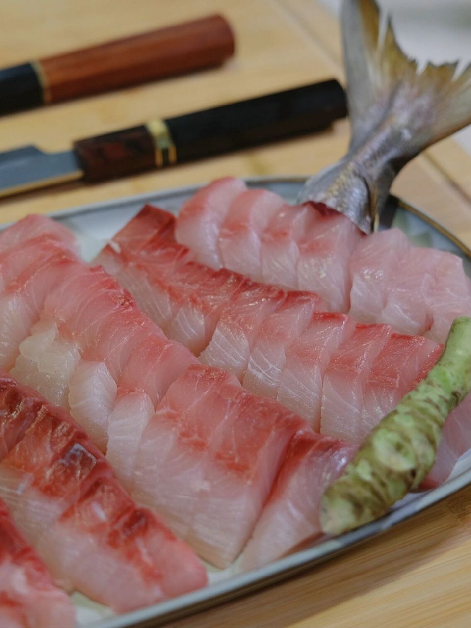 96小时干式熟成章红鱼刺身 熟成牛排是长期兴趣的话,熟成鱼则是最近的