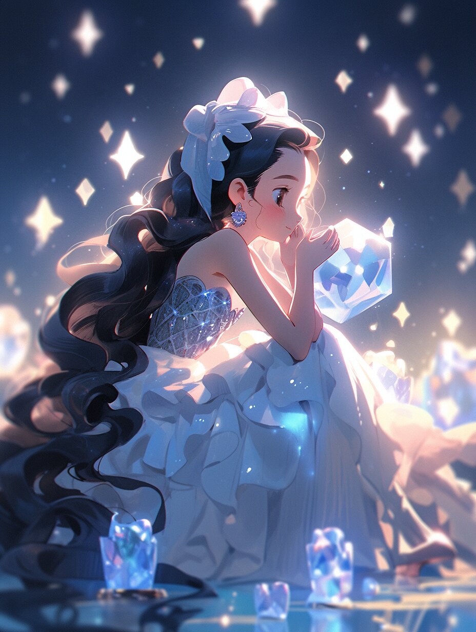 十二星座系列-水瓶座女生头像~无水印分享