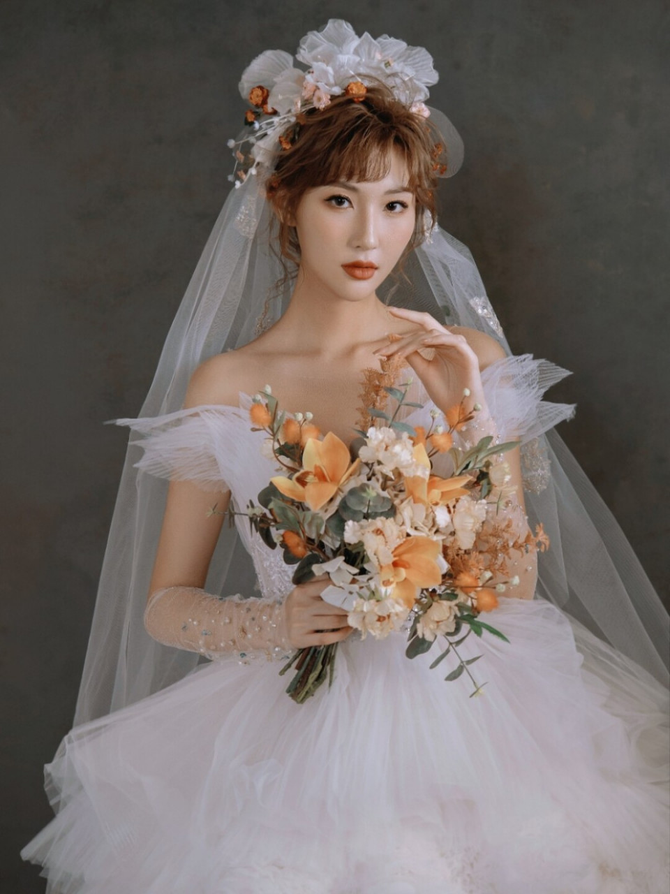 919191 森系少女新娘造型 清新减龄,仙气十足!