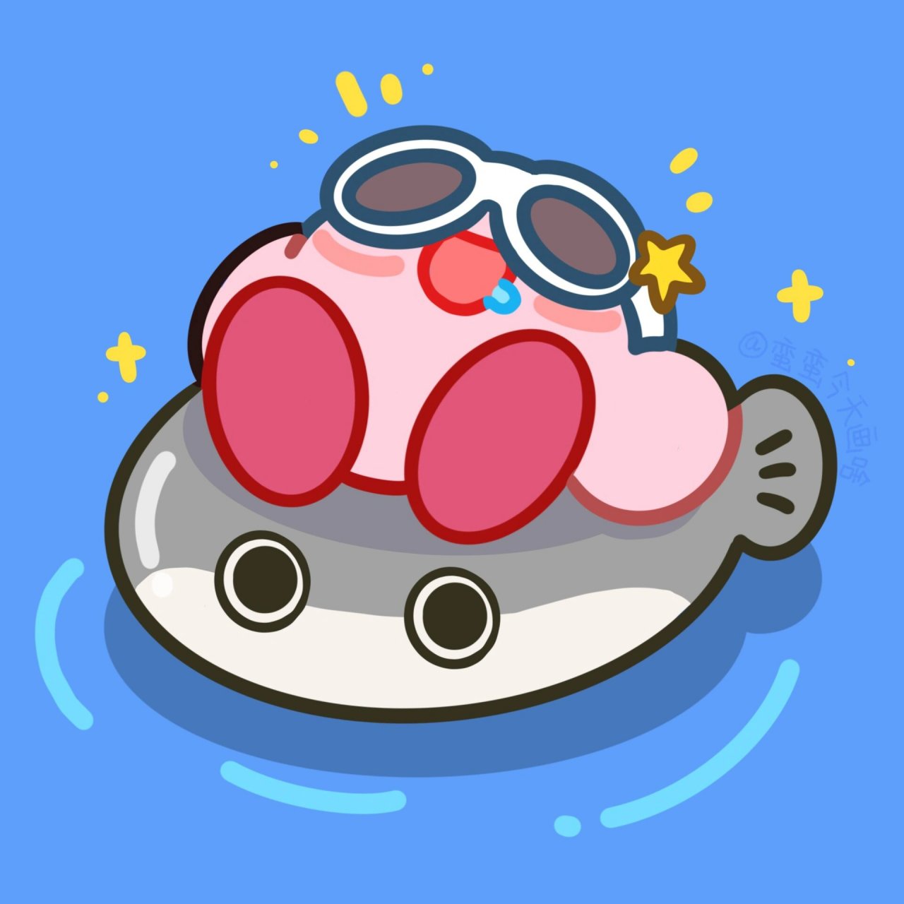 头像 | 星之卡比 77萨卡班甲鱼泳圈9215 抓住夏天的尾巴呀