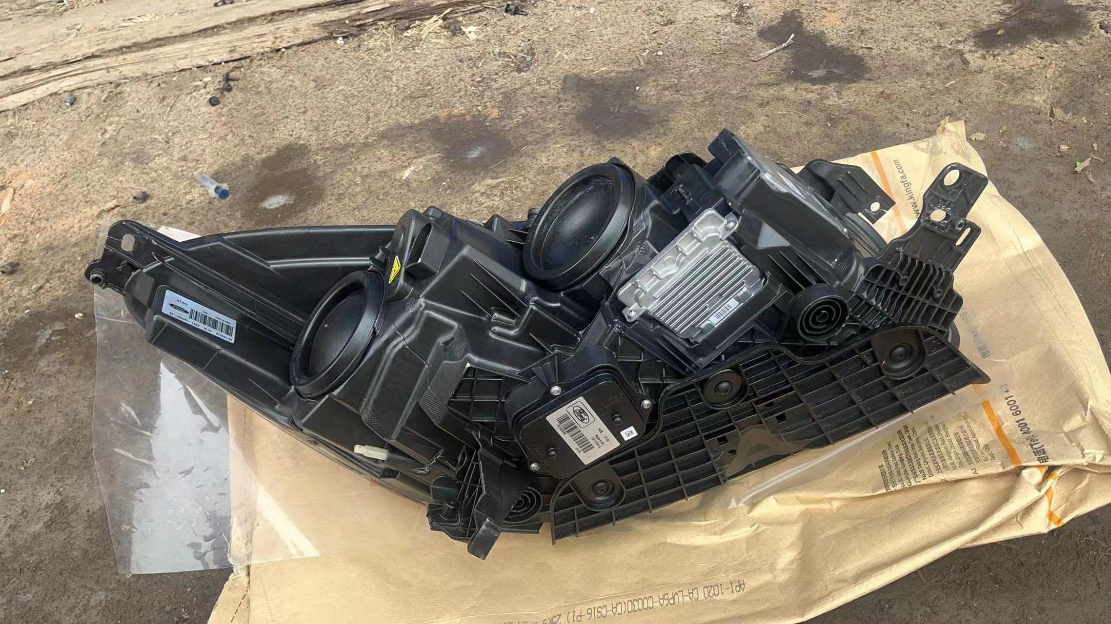 随动转向大灯.翼虎更换随动转向大灯,珍珠漆修复