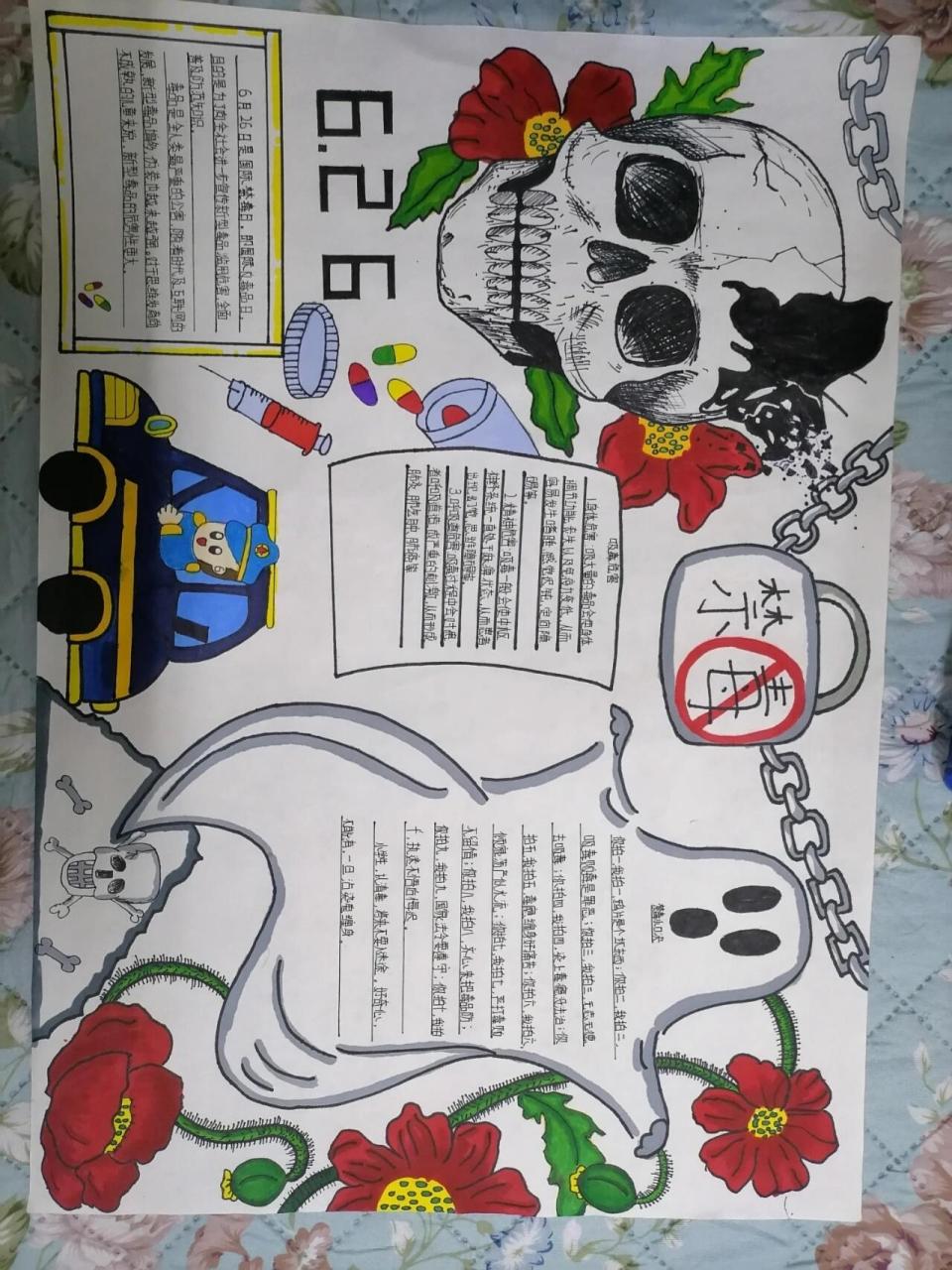 禁毒手抄报