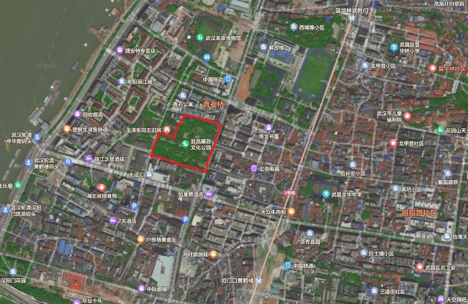 原武昌儿童公园位于武汉市武昌区解放路467号,武汉地铁5号线司门口