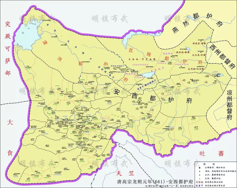 唐朝贞观年间地图图片