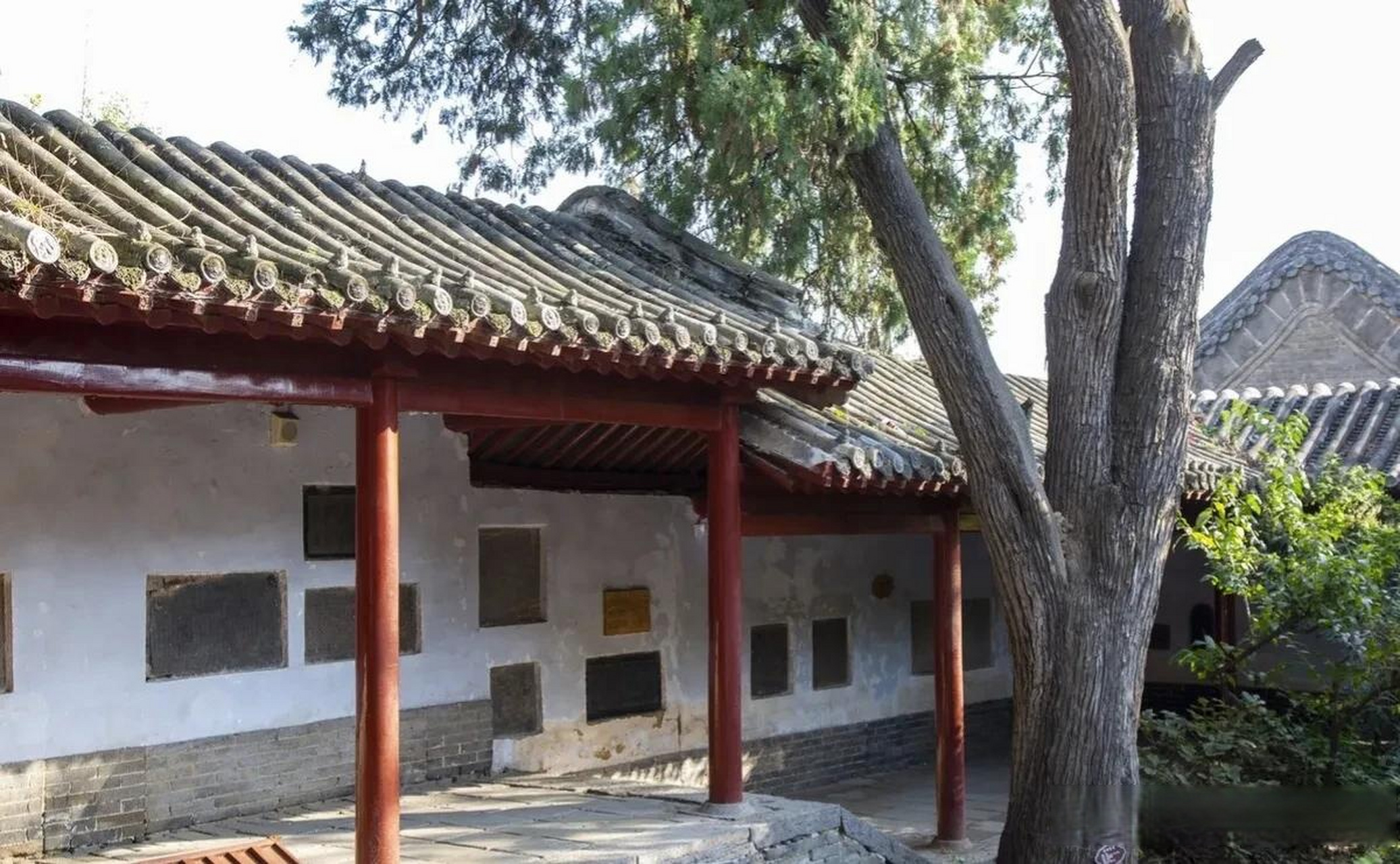 2023年11月2日,河南省登封市嵩山脚下的嵩阳书院,是古代高等学府旧址