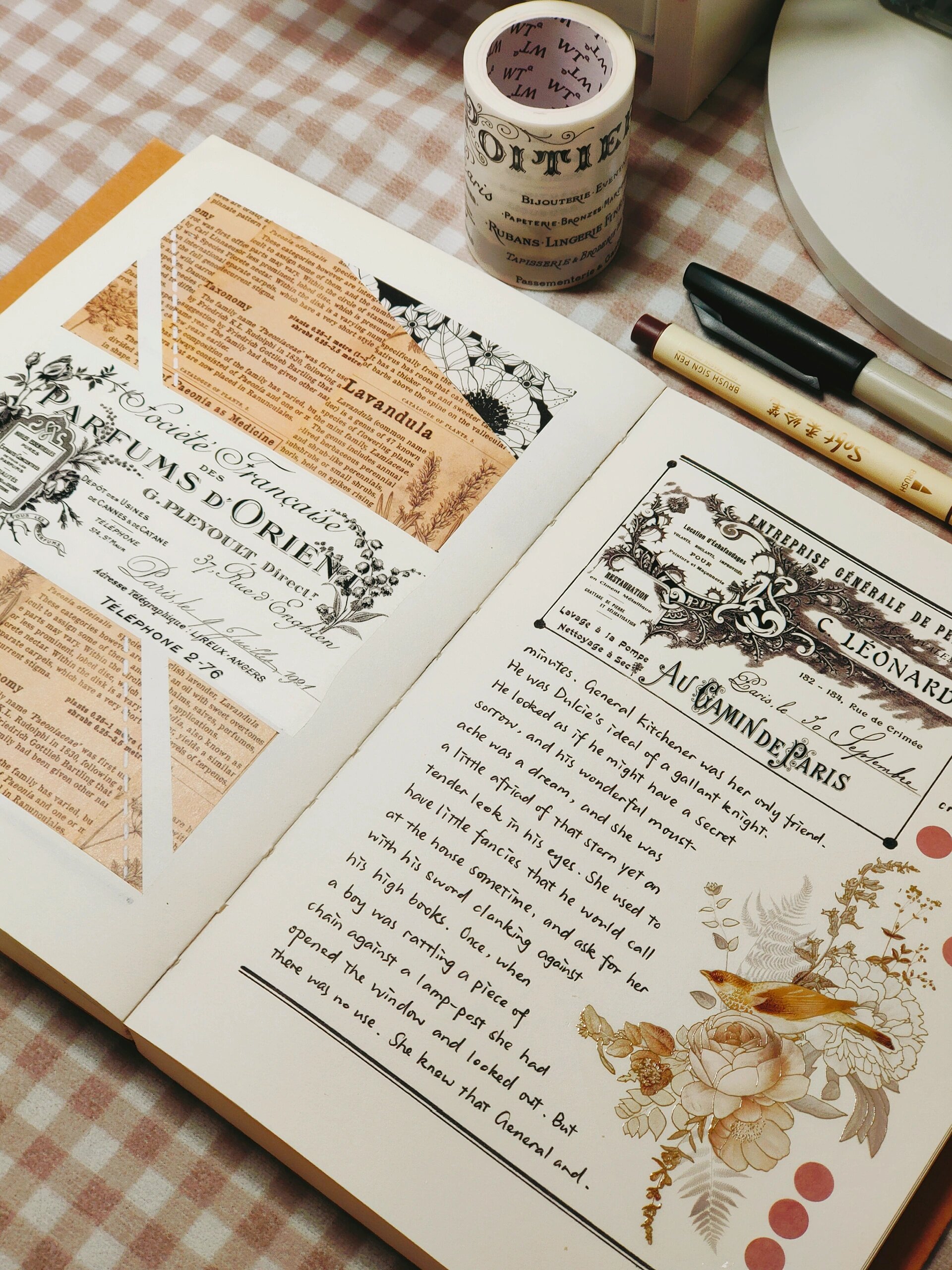 ins杂志风手帐排版分享|轻复古浪漫之旅