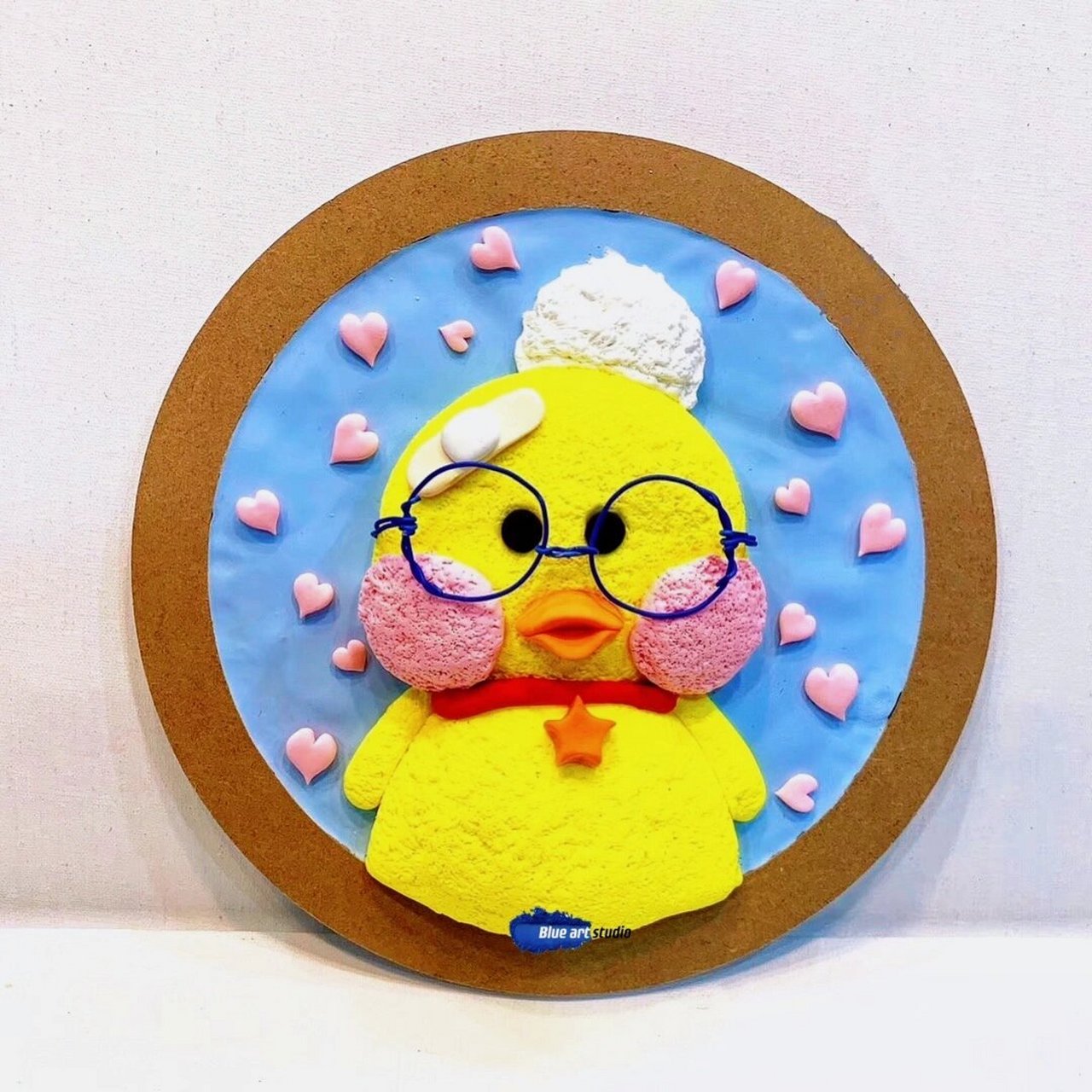 【创意手工】好看的粘土立体画 当超轻粘土遇到密度板,制作成了好看的