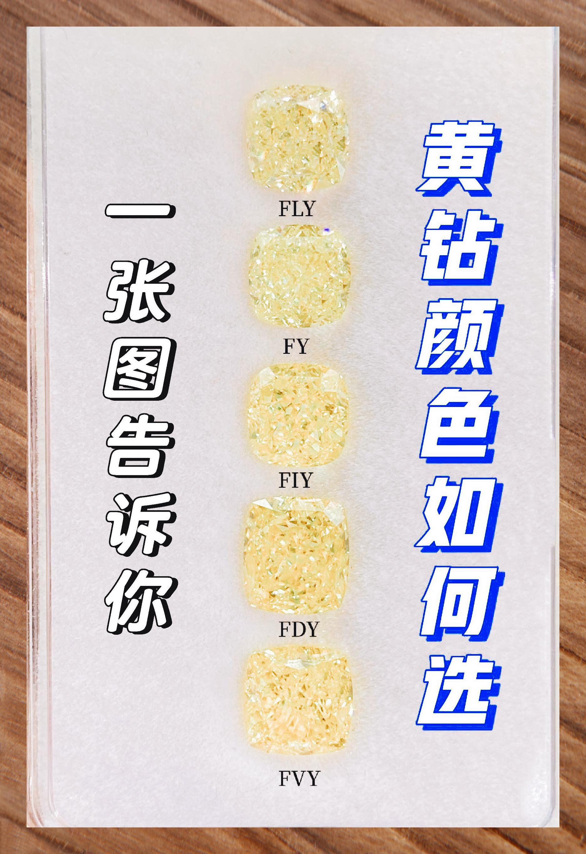 新手必知的色彩挑选技巧 【黄钻色彩大揭秘】   黄钻的颜色种类繁多