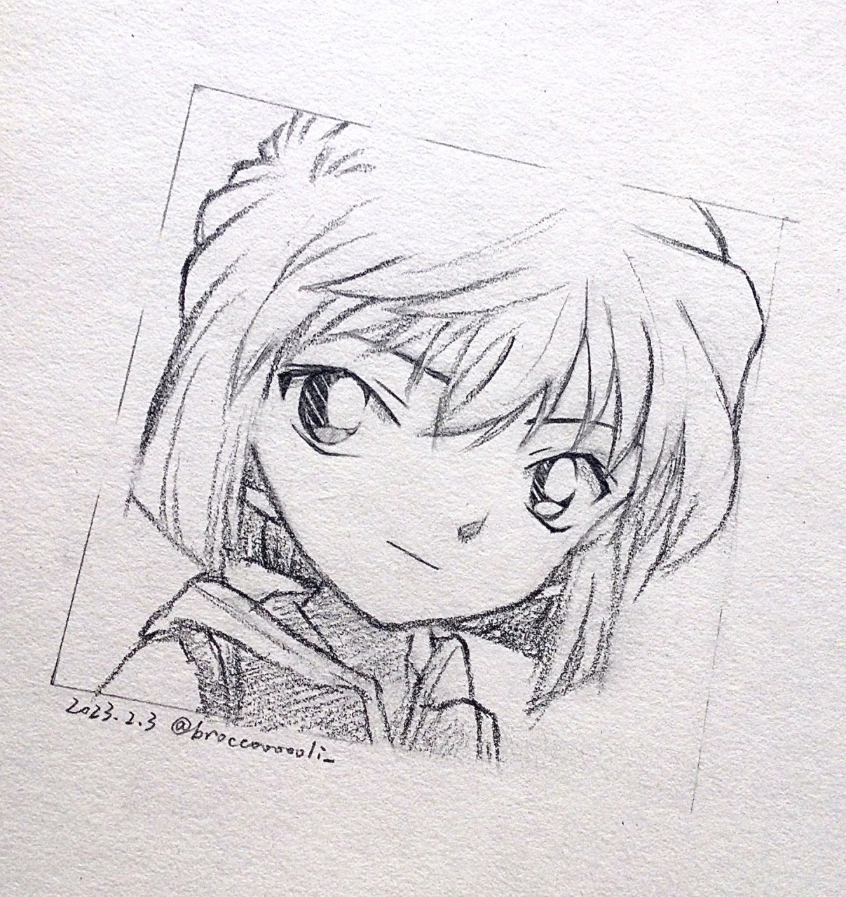 发发前几天画的哀酱 (p3青野厚司画的哀就是最美的