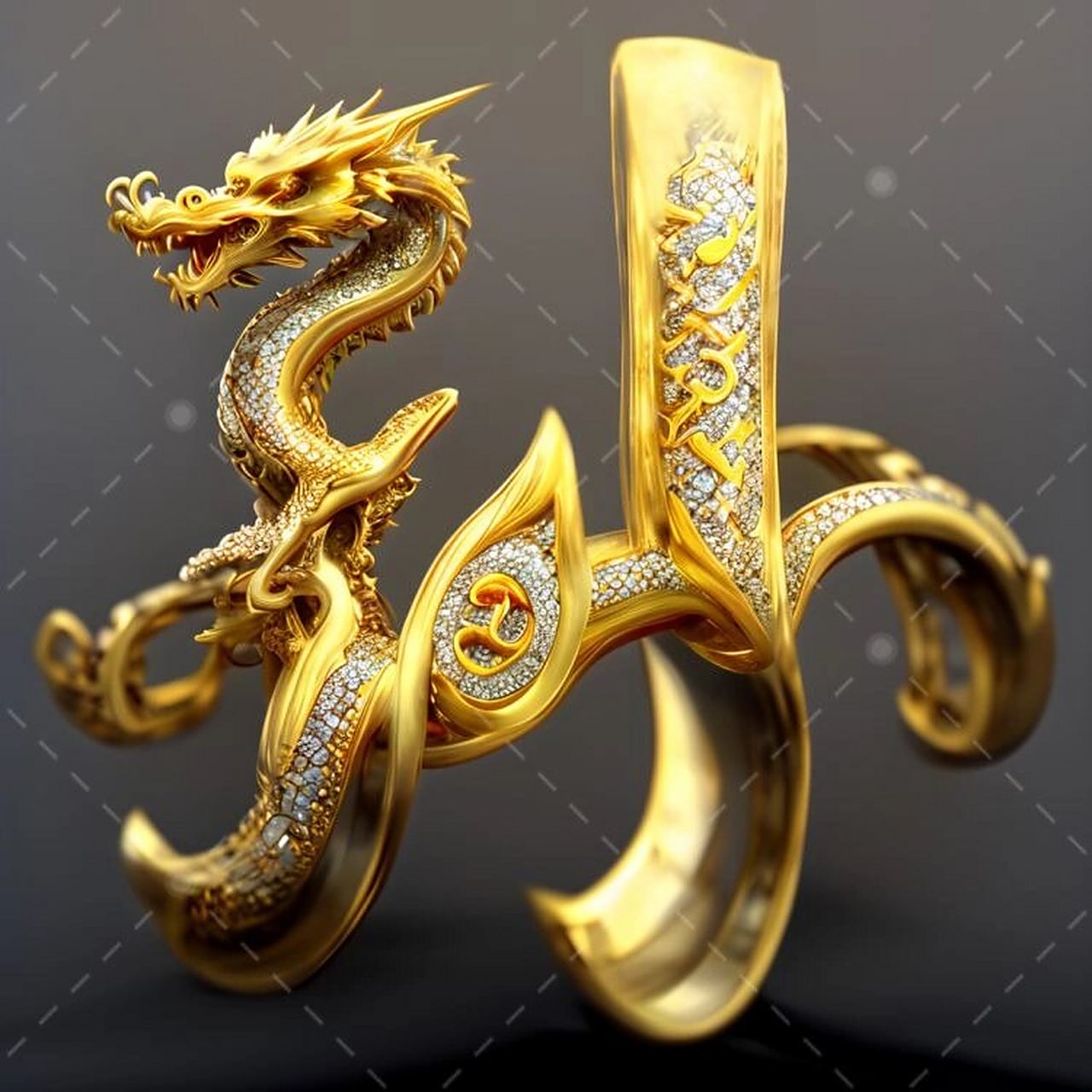 霸气黄金龙姓氏头像 霸气黄金龙姓氏头像来了