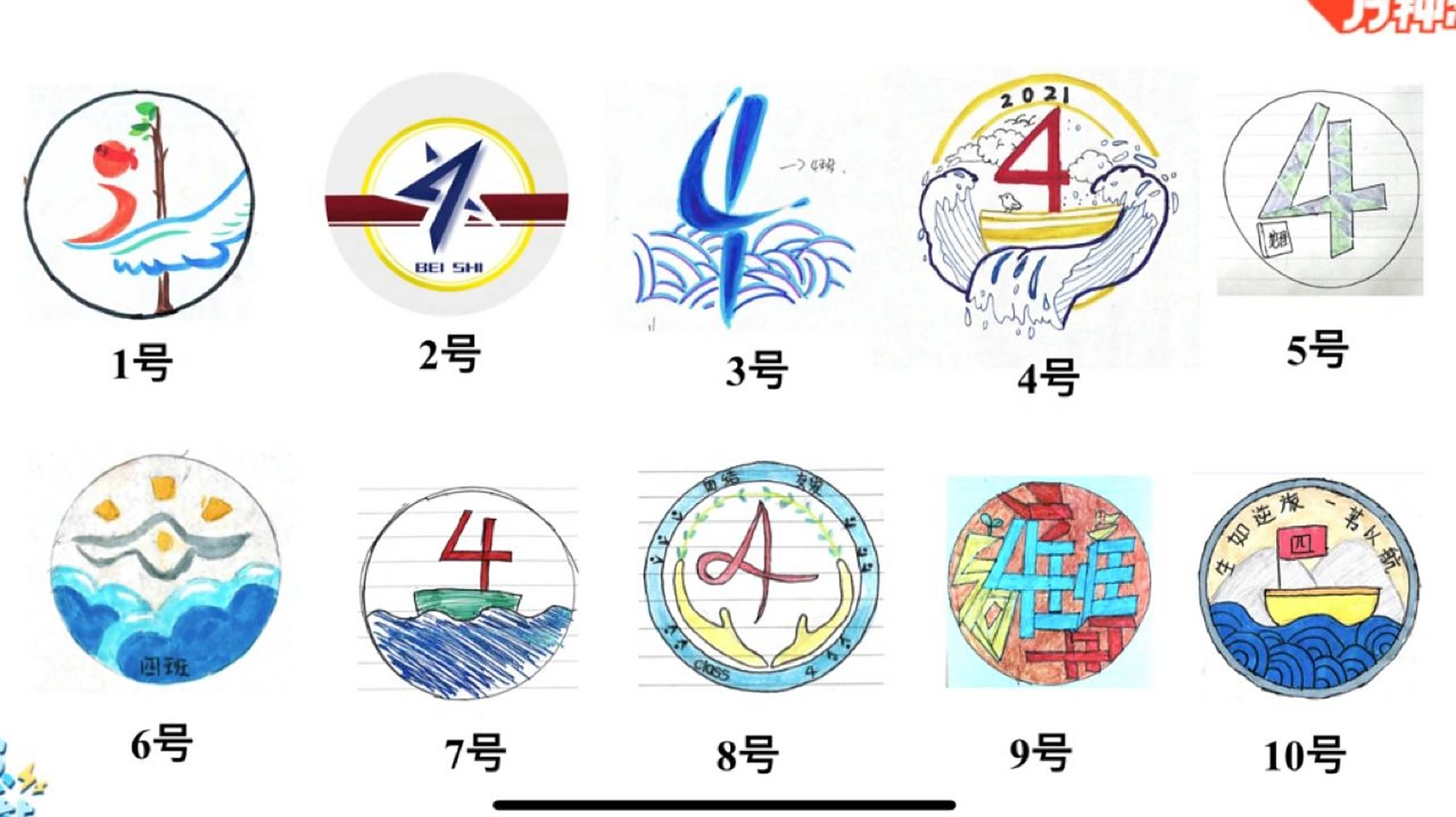 4班班徽原创设计,干货收藏.