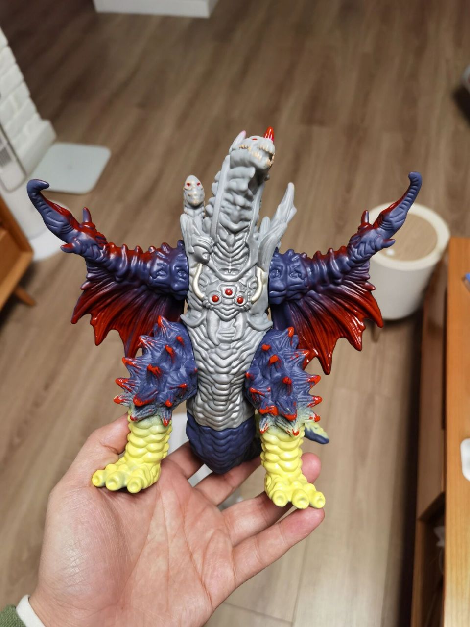 奥特曼怪兽大软胶 德斯特鲁多斯 重涂 帮老客户涂的一只大家伙,有30cm