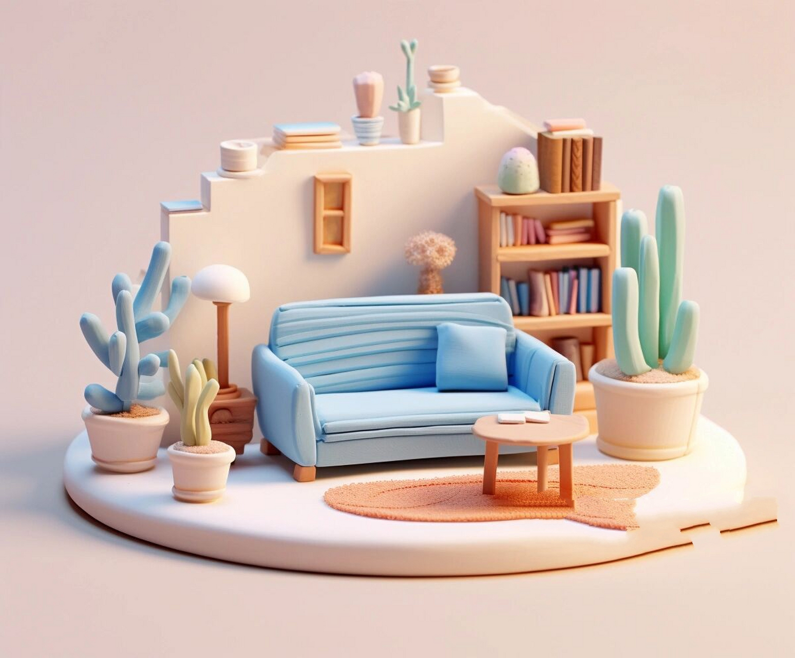 粘土~整洁的客厅超喜欢简约风治愈了