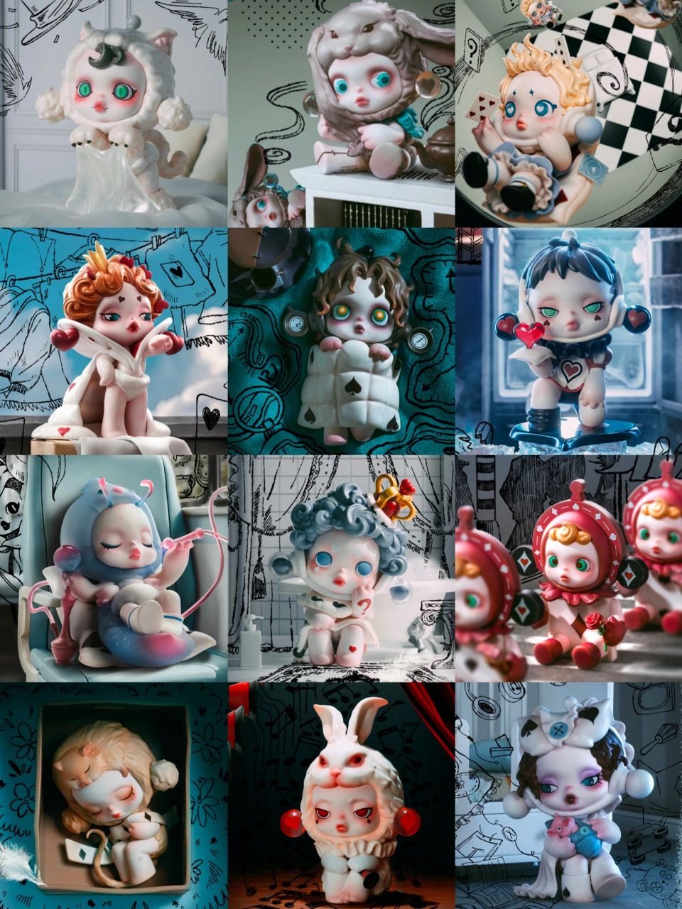 泡泡玛特新品7815sukllpanda平日奇境图透 sukllpanda第91代