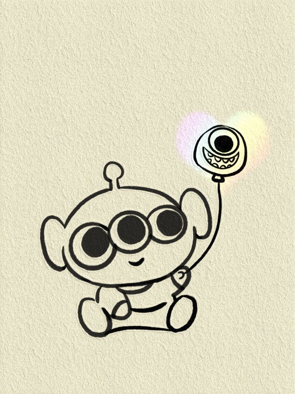 简笔画|三眼怪噗噗99|迪士尼 - 你们要的三眼怪