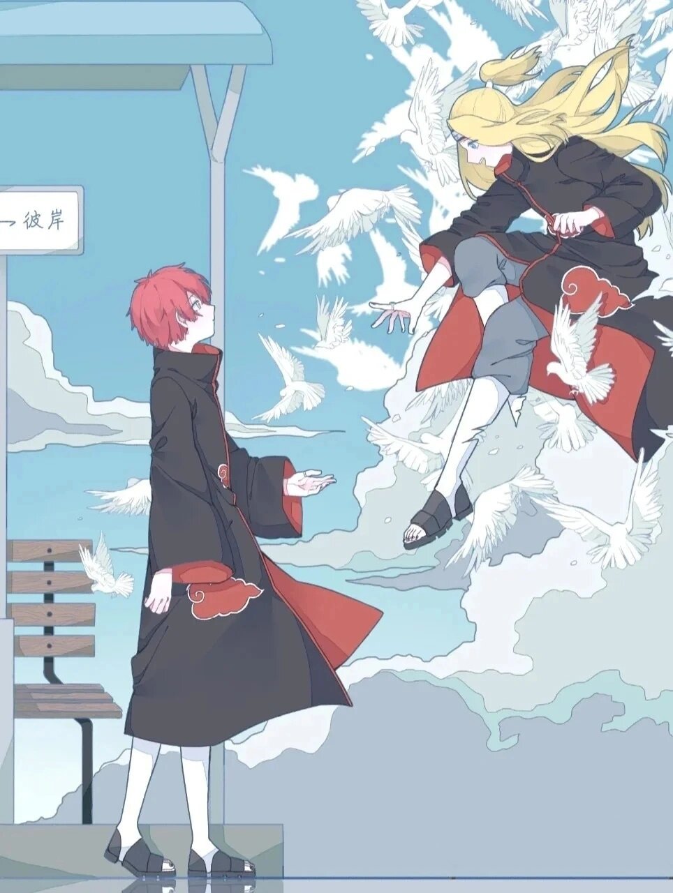 火影忍者迪达拉背景图