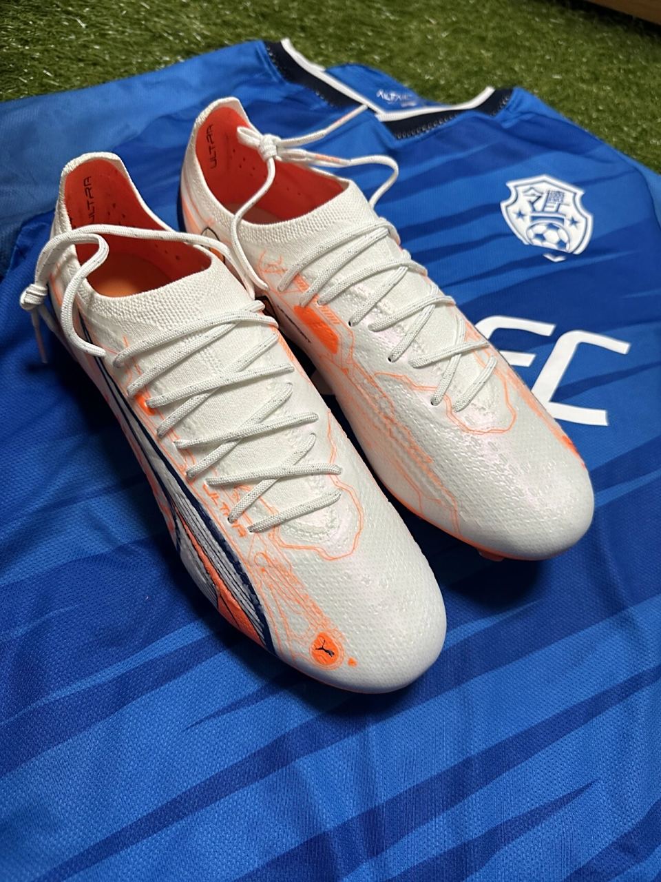 彪马ultra宇航员系列足球鞋全网第一实照 puma×unisport联名