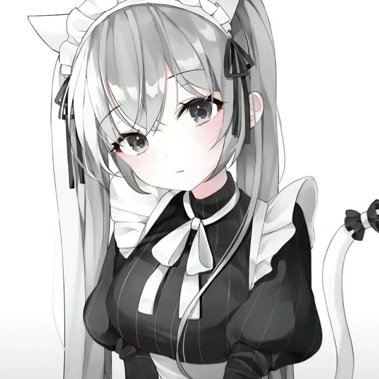 动漫女头/高质量小众优质黑白头像 我会成为你的港湾,知晓你的缺撼而