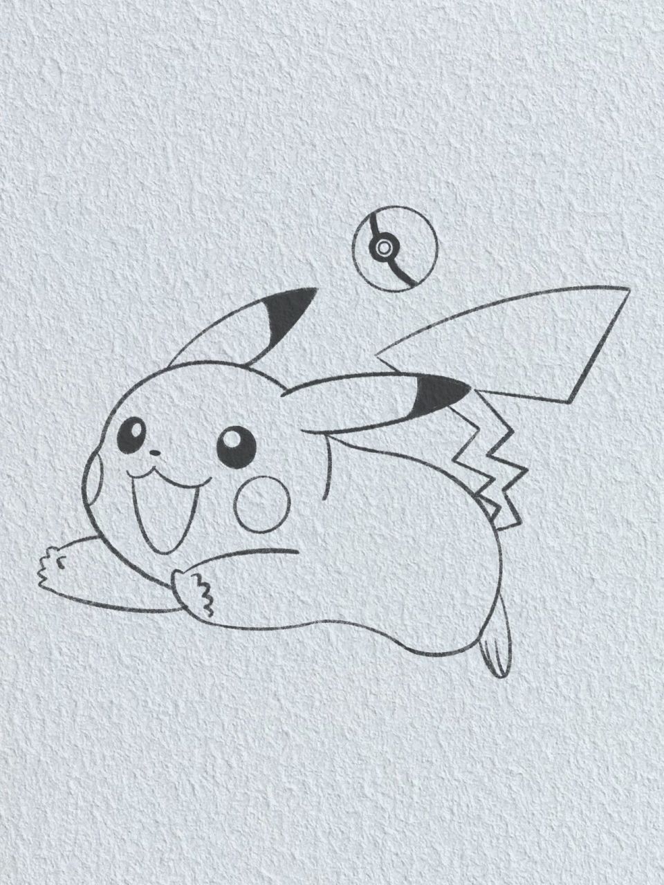 手绘一只小可爱/皮卡丘pikachu 十万伏特,就决定是你啦