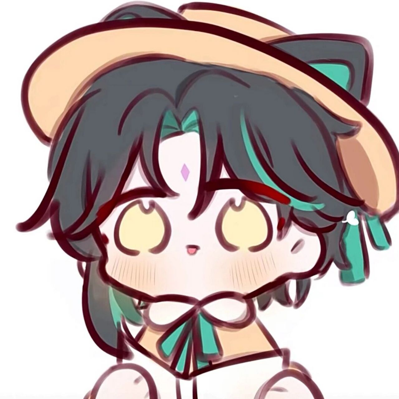 魈的可爱q版头像 简直不要太爱