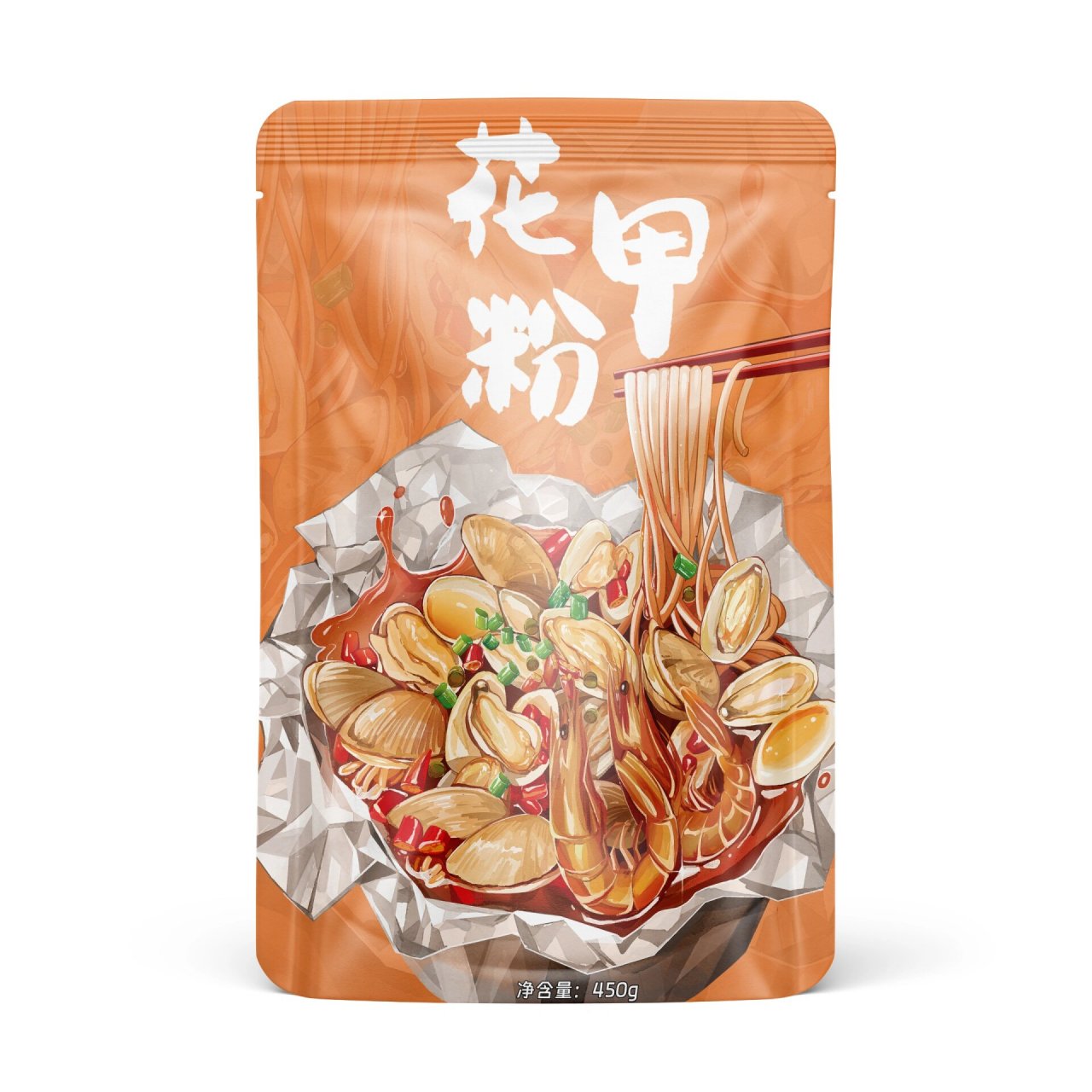 手绘食物|麻辣花甲粉 麻辣鲜香,先吃为敬