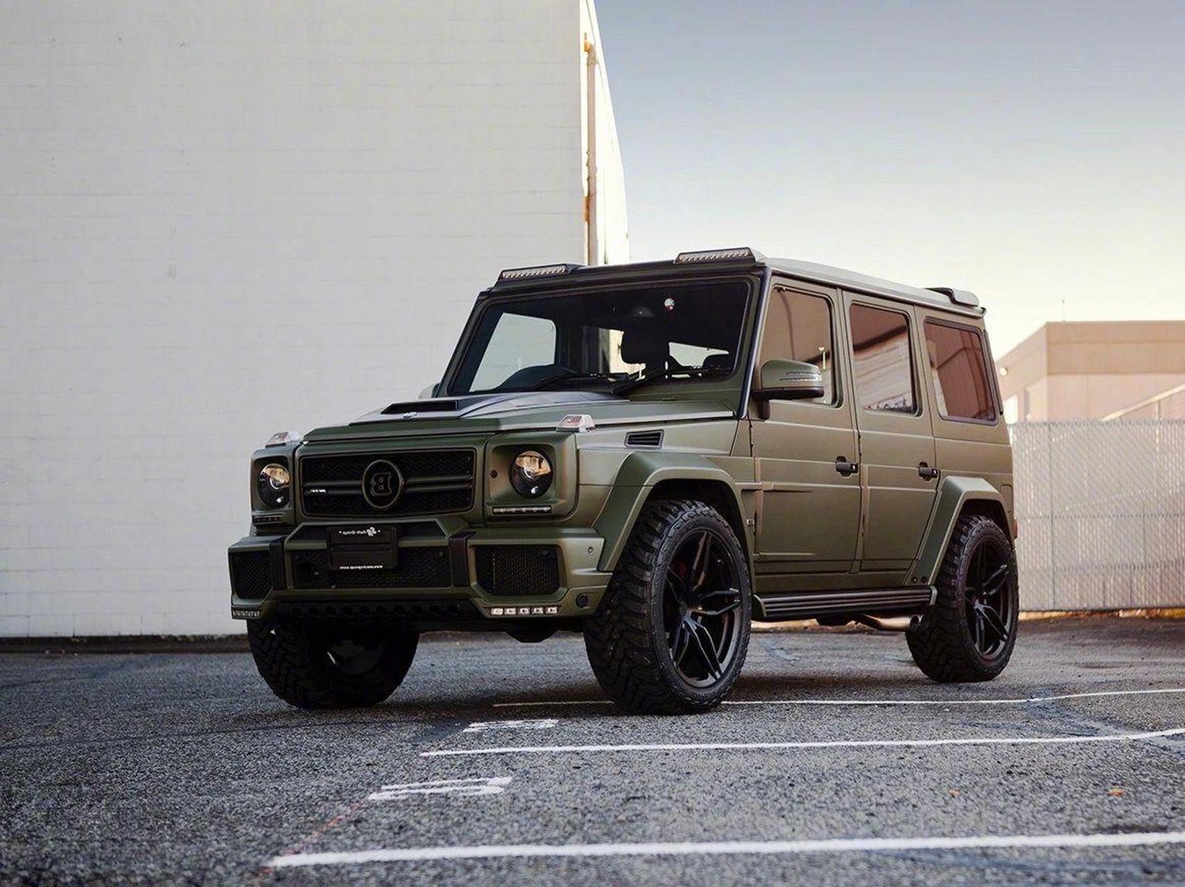 巴博斯g65:豪华越野猛兽.奔驰g65 amg被誉为男人的dream car.