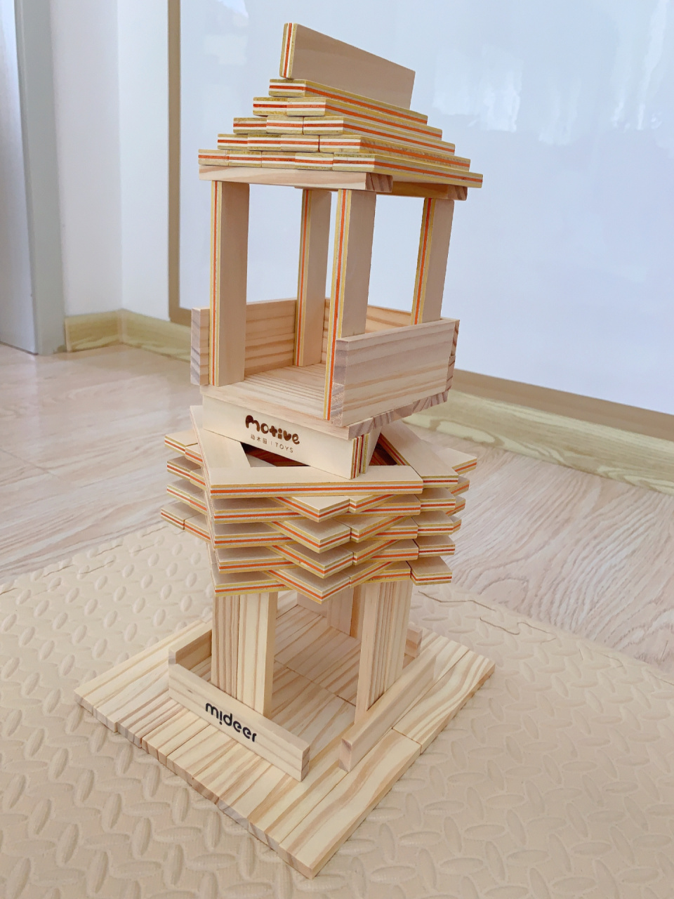 阿基米德 —— 凉亭 超简单易上手搭建 	 这是积木 真的不是威化饼干