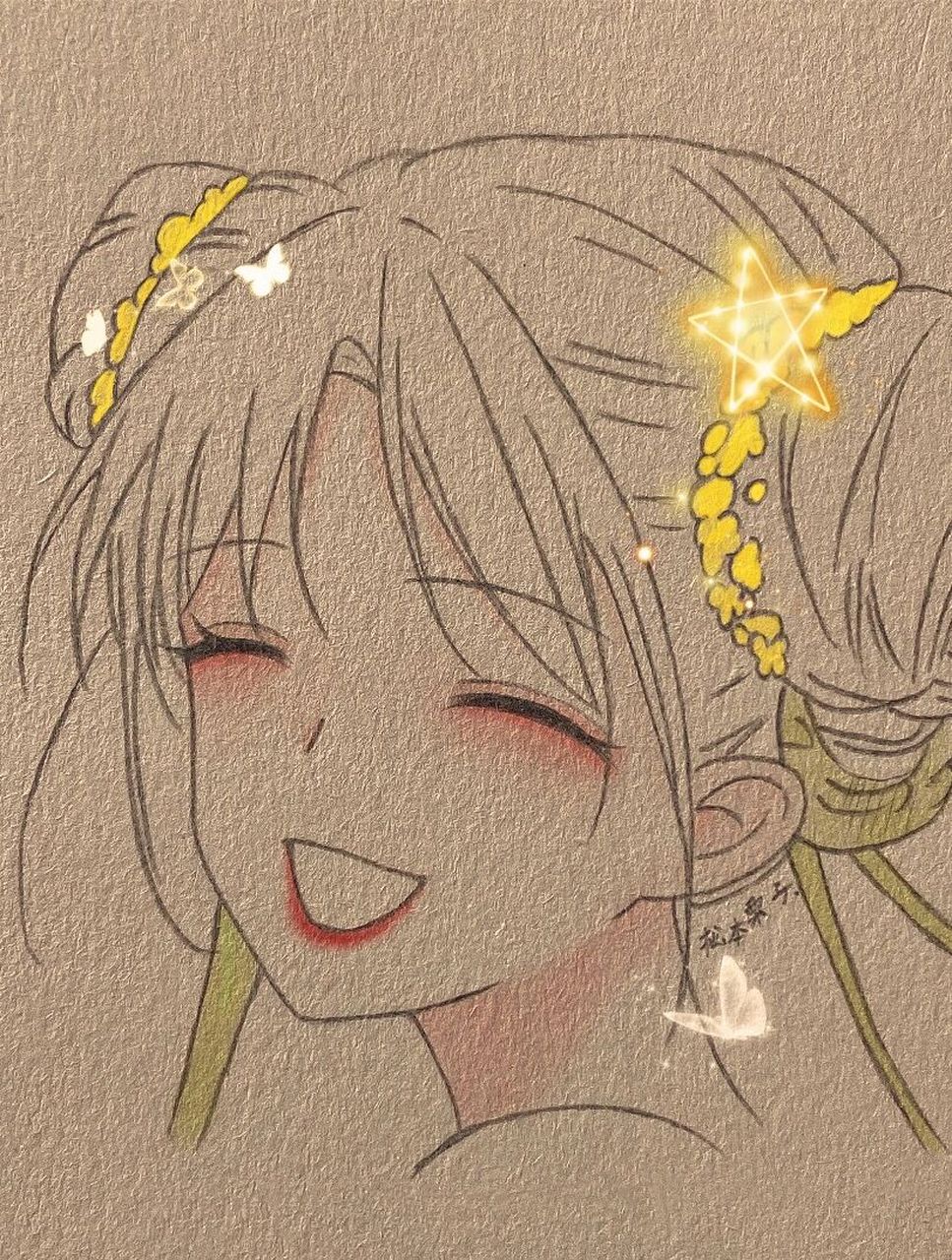 教你画凌妙妙过程图78  手绘