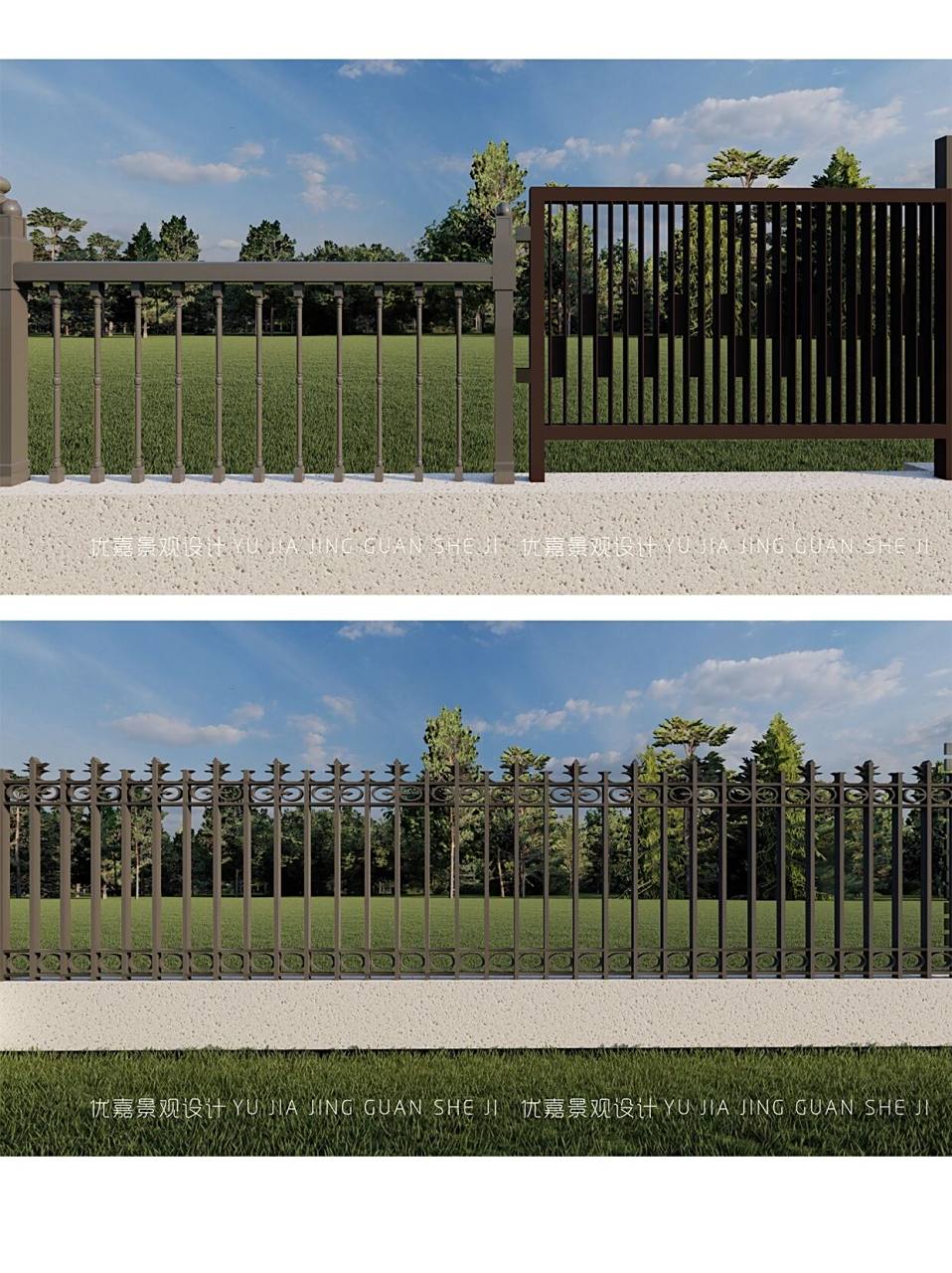 多种庭院93围栏围墙效果图设计赏析(上) 96带给你无限的灵感和