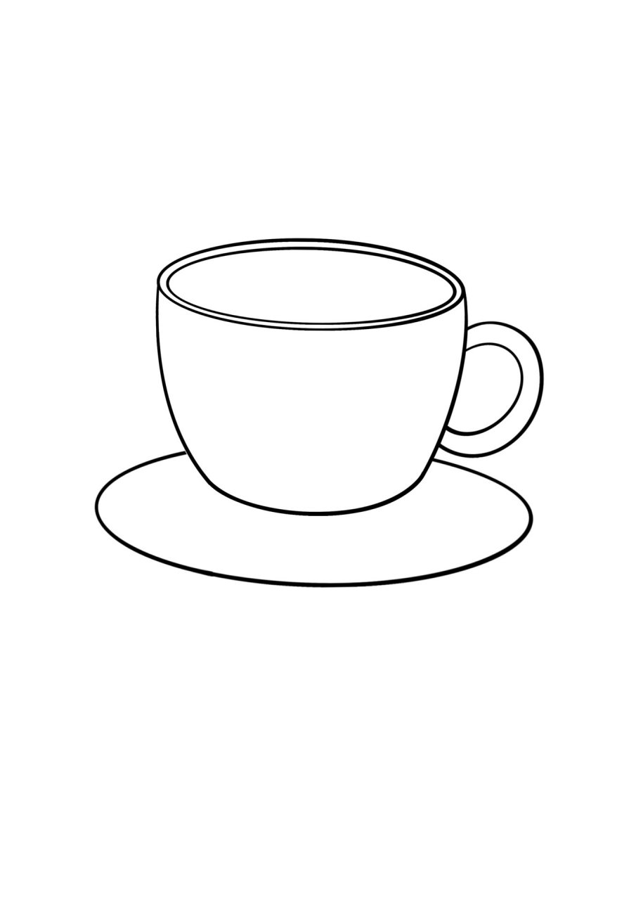 简笔画教程分享 茶杯