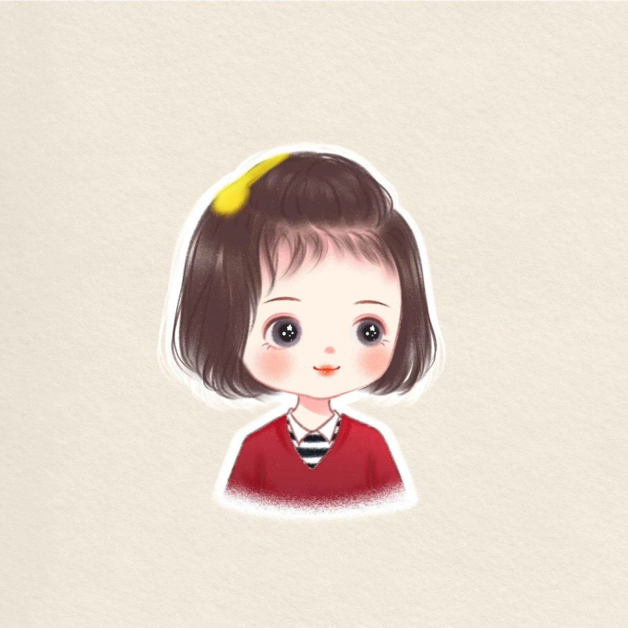 超可爱的手绘卡通萌娃头像宝宝头像 96超可爱的手绘卡通萌娃头像