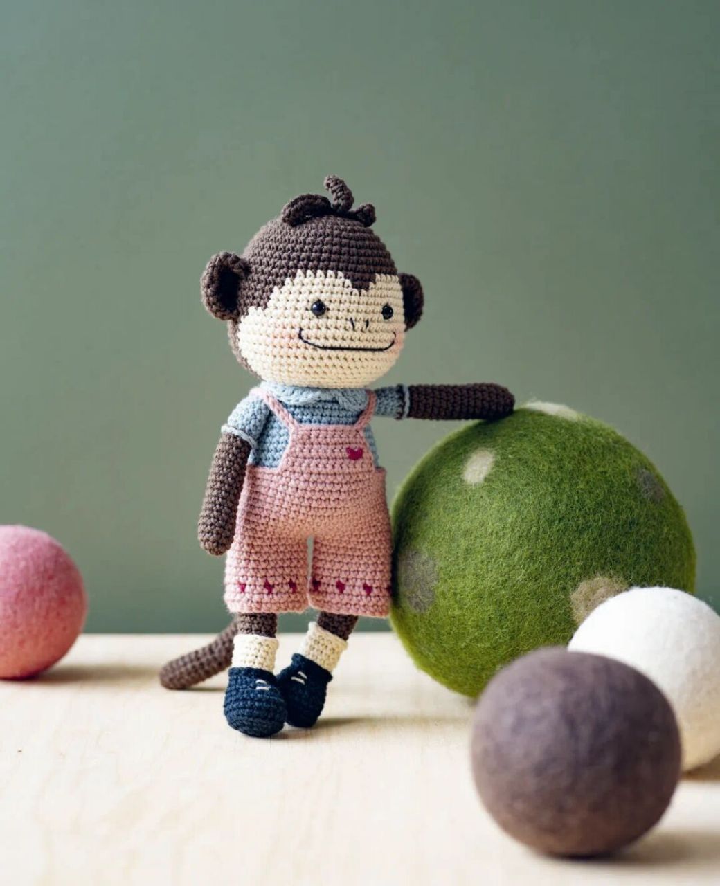 钩针图解| 小猴子 #钩针编织# #钩针图解# #小猴子