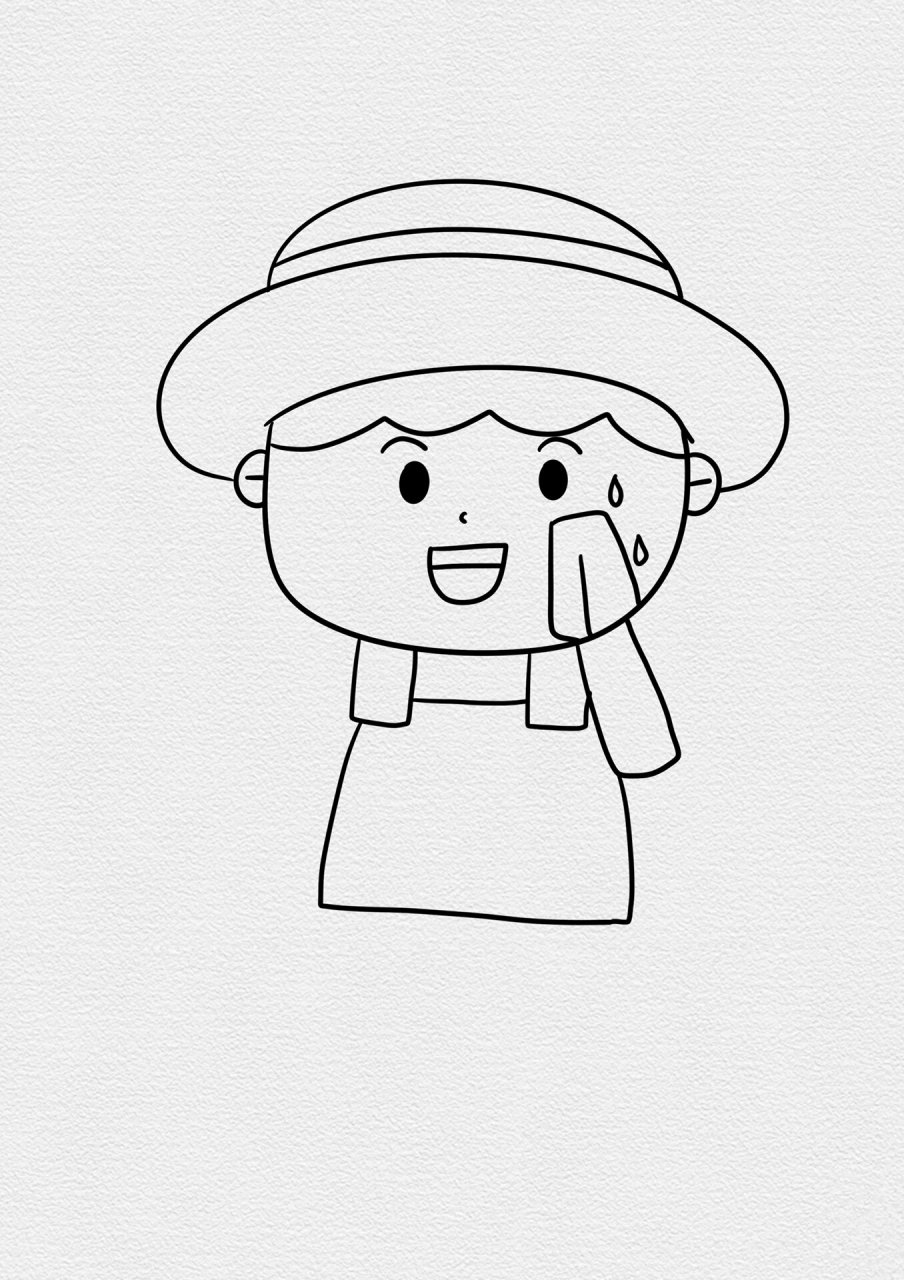 五一劳动节简笔画教程/简单易学