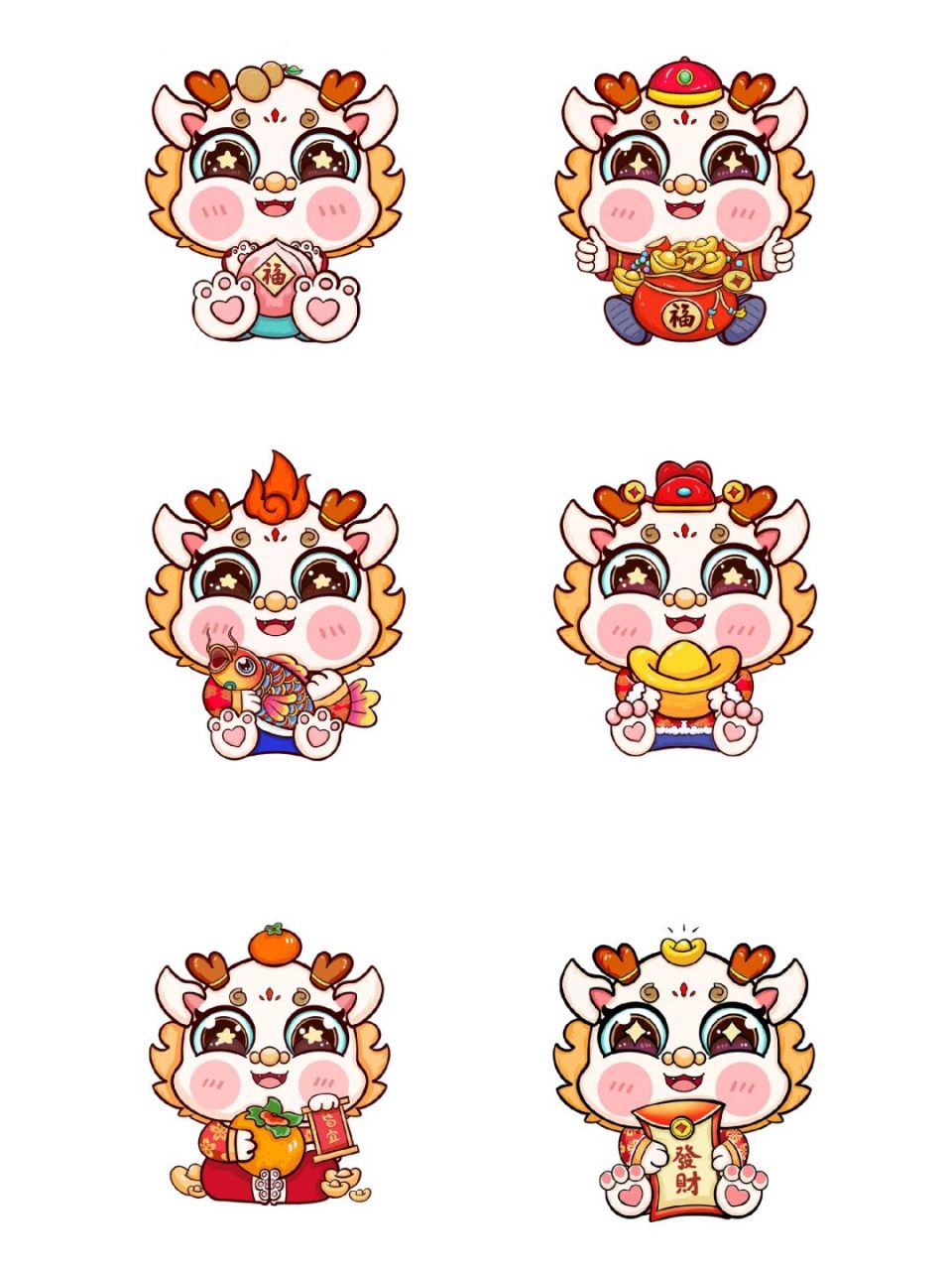 可可爱爱的萌龙来了～ 大家好,我叫龙嘟嘟,提前祝大家龙年发发发