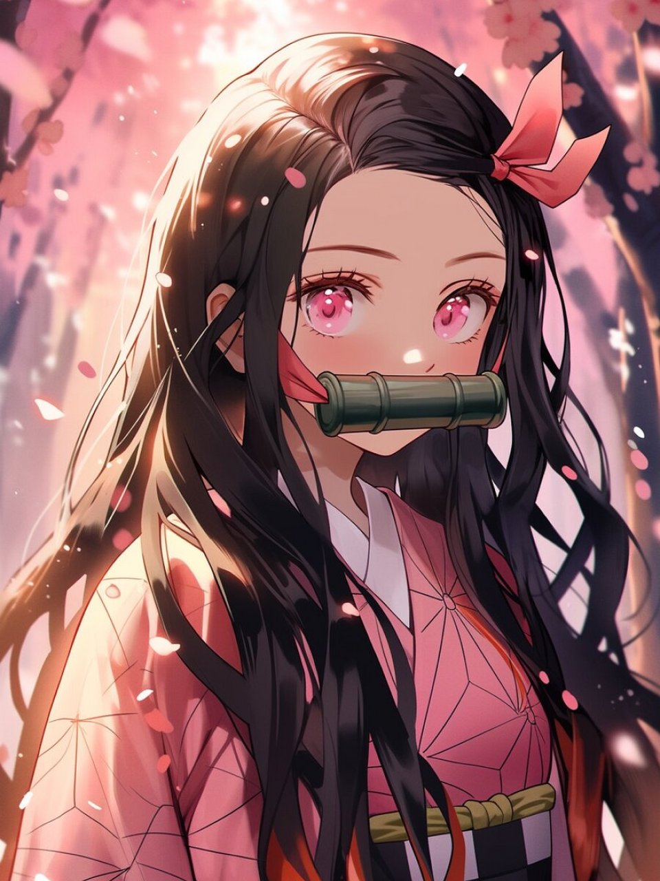 【鬼灭之刃】灶门祢豆子丨精美壁纸(上) 常态 祢豆子变为鬼后最基础的