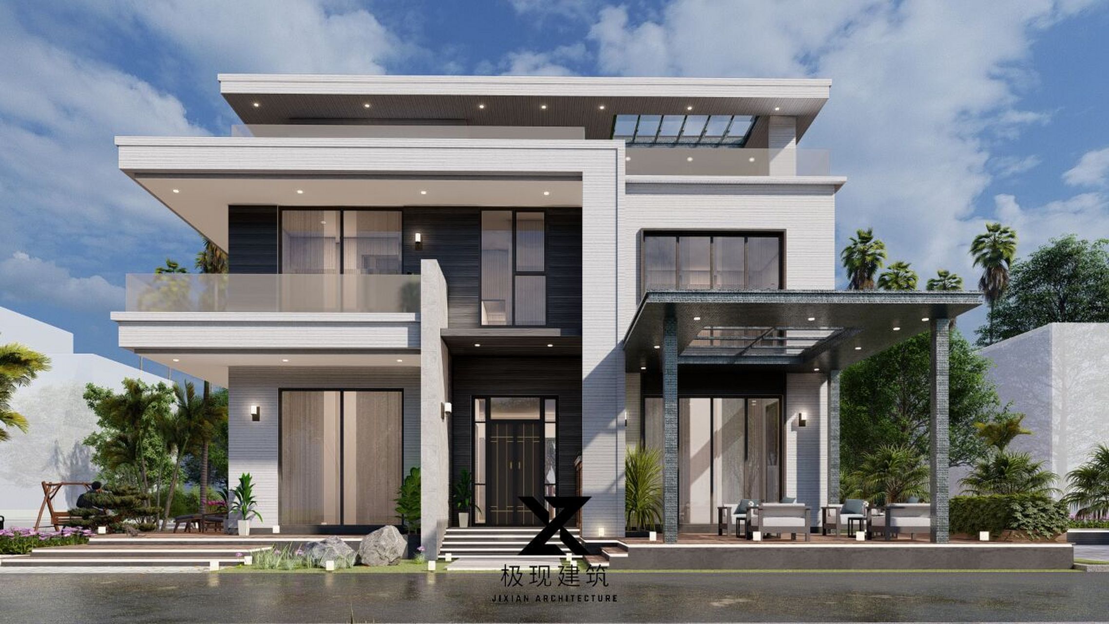 海南三亚丨三层现代风自建别墅(附平面) 92项目概况 建筑地点丨海南