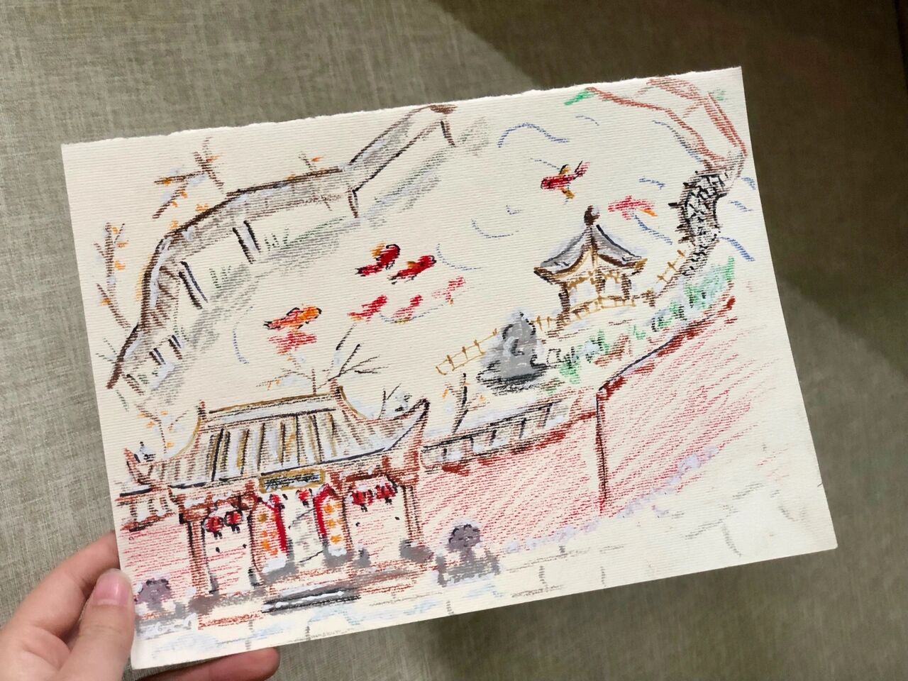 「简笔画」衢州孔庙