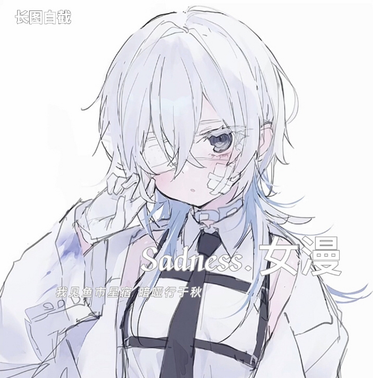 我见鱼市星宿 暗哑行于秋. 画师不知,知道可艾.