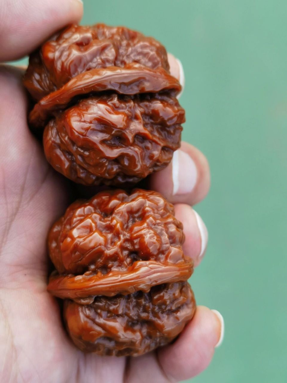 纯手盘玩6个月的蛤蟆头 5月入手的蛤蟆头,盘玩6个月的效果.