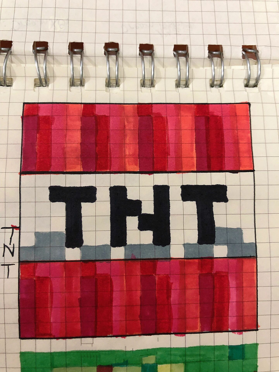 我的世界像素画|tnt