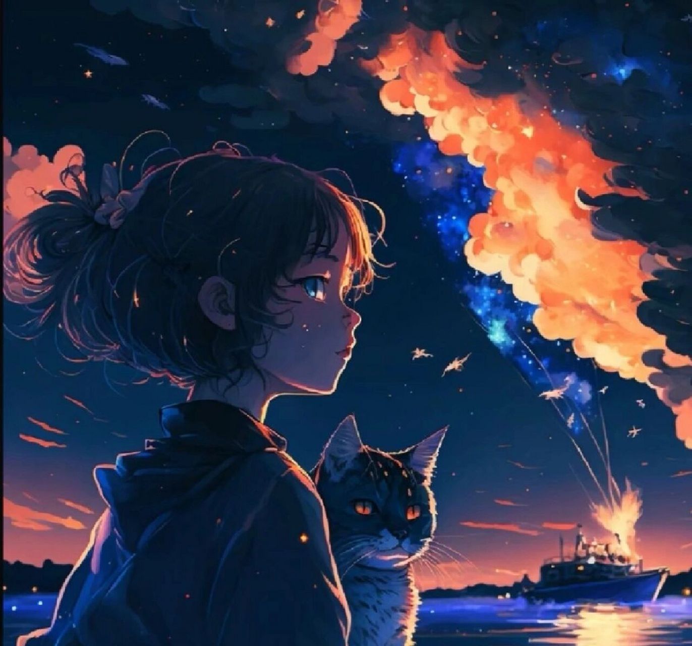 唯美风可爱又高冷的女生头像