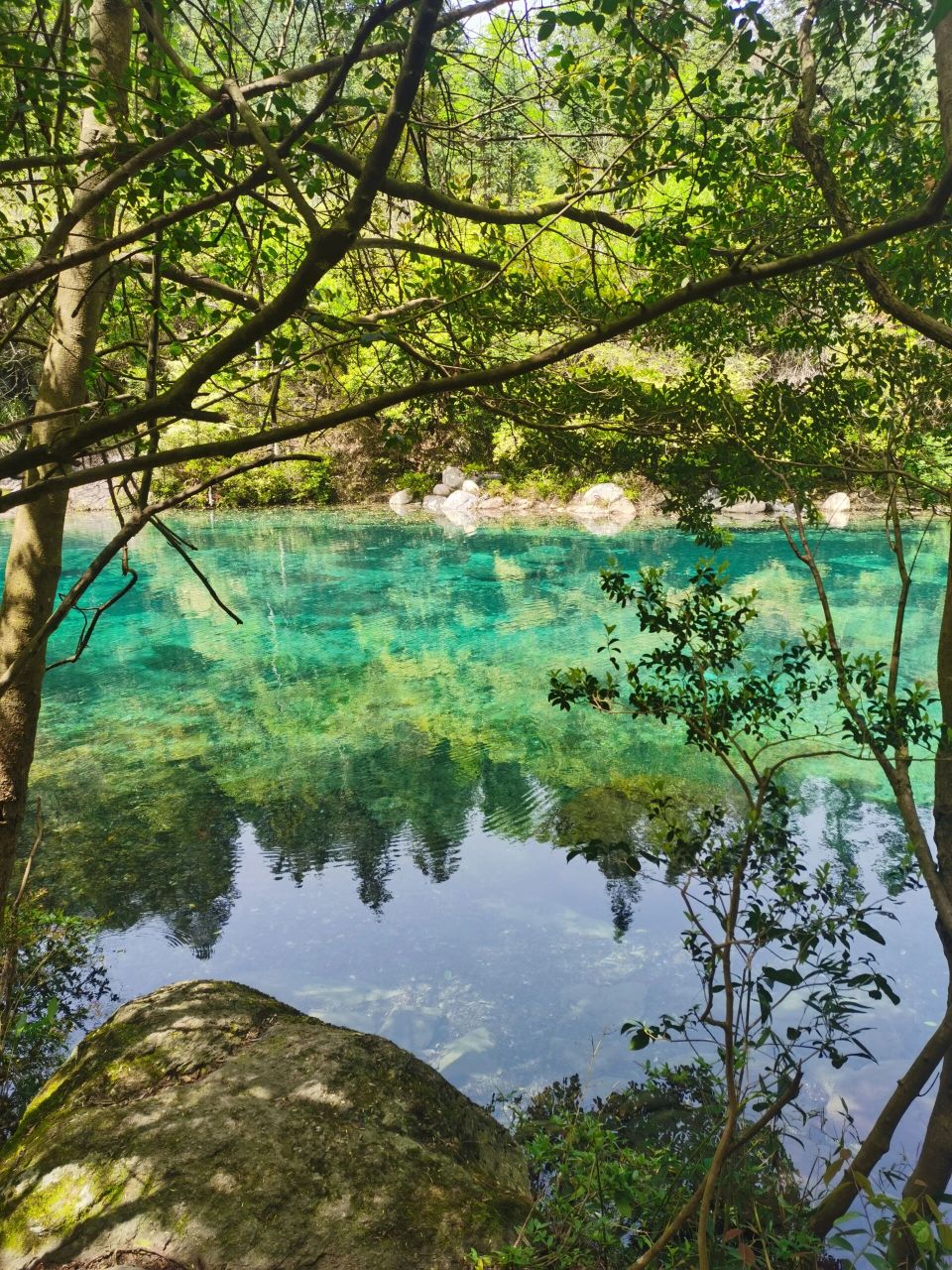 皖南山水 | 周末游安徽池州石台牯牛降 平替版九寨沟石锤了!原图直出!